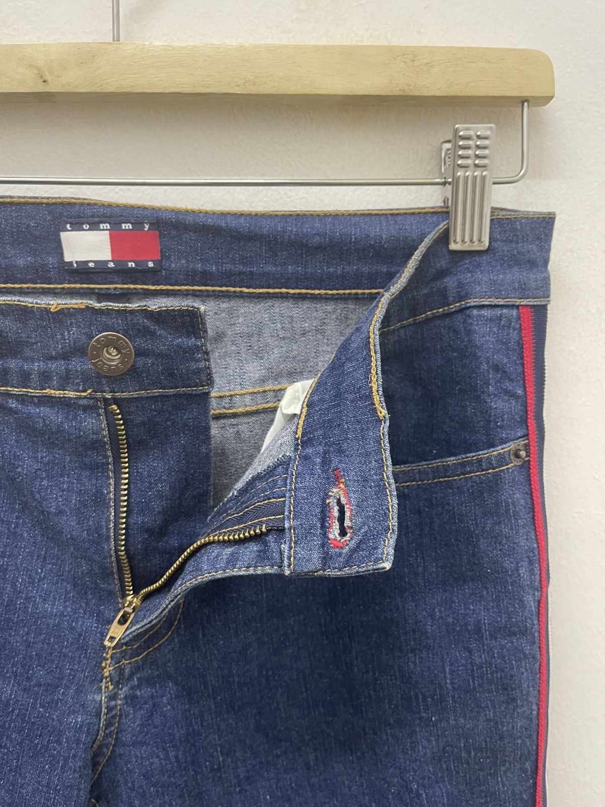 Tommy Jeans Rare Vintage TOMMY JEANS Side Taped Size 28" / US 6 / IT 42 - 7 Thumbnail