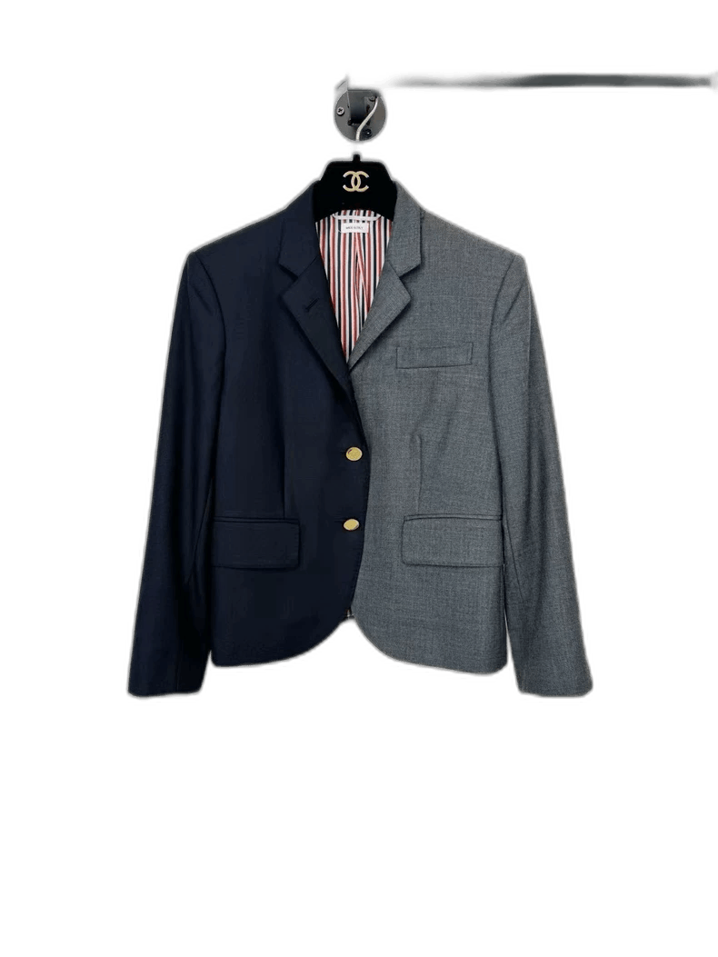 Thom Browne Thom Browne Wool Blazer Size 42 Size L / US 10 / IT 46 - 1 Thumbnail