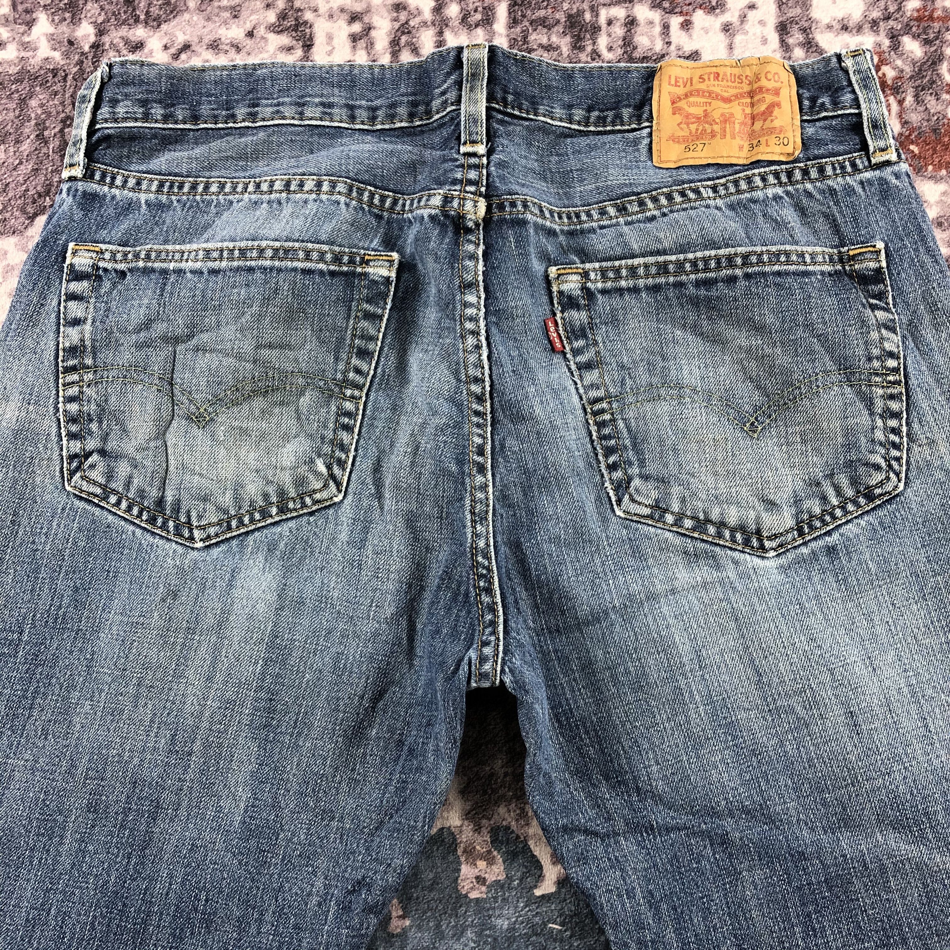 Levi's × Vintage Vintage Blue Wash Levis 527 Flare Jeans-JM3019 Size US 35 - 5 Thumbnail