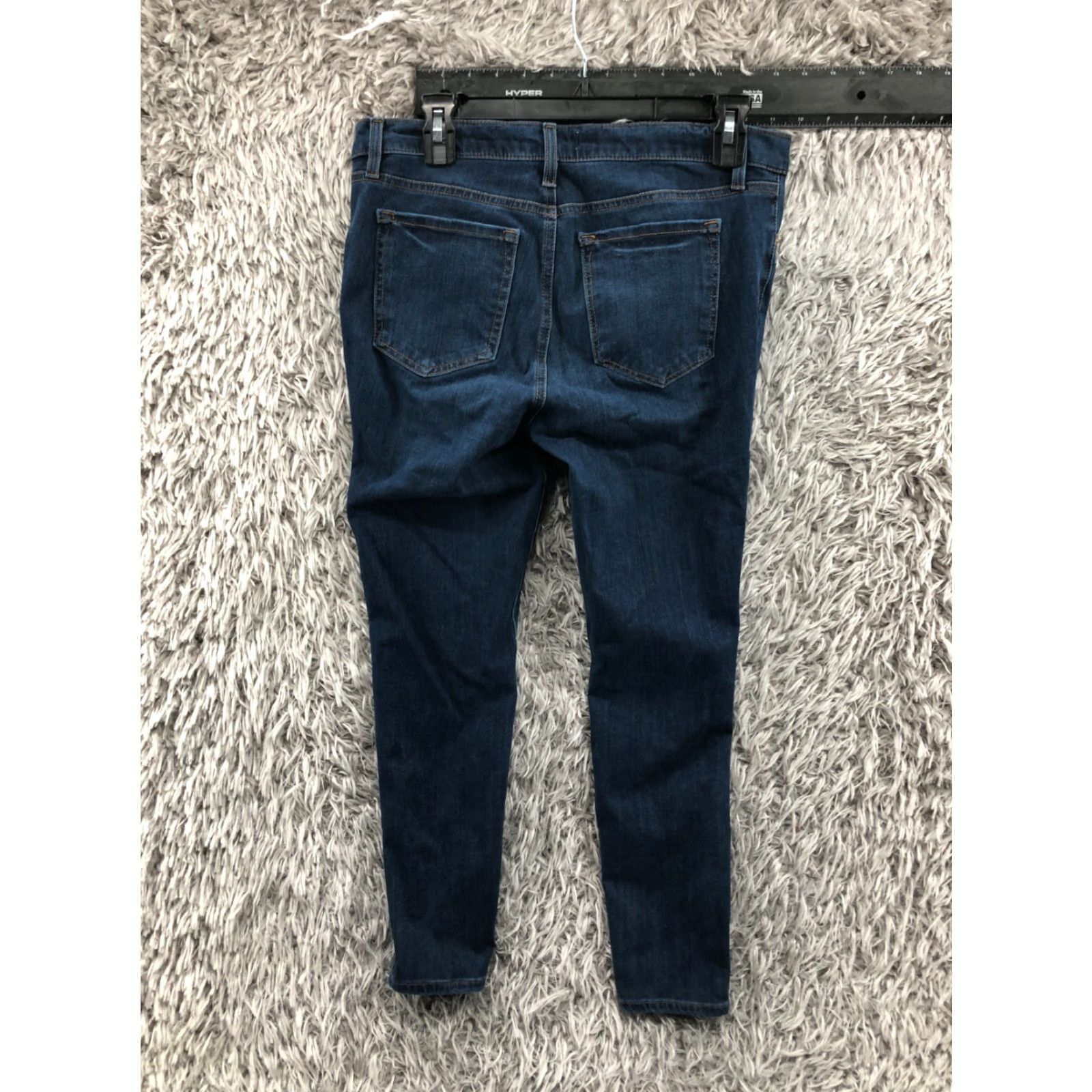 Loft Loft Jeans Skinny Loft Size 10 Womens Medium Blue Wash Denim 5-Pocket Regular Rise Modern American Classic Size 32" / US 10 / IT 46 - 5 Thumbnail