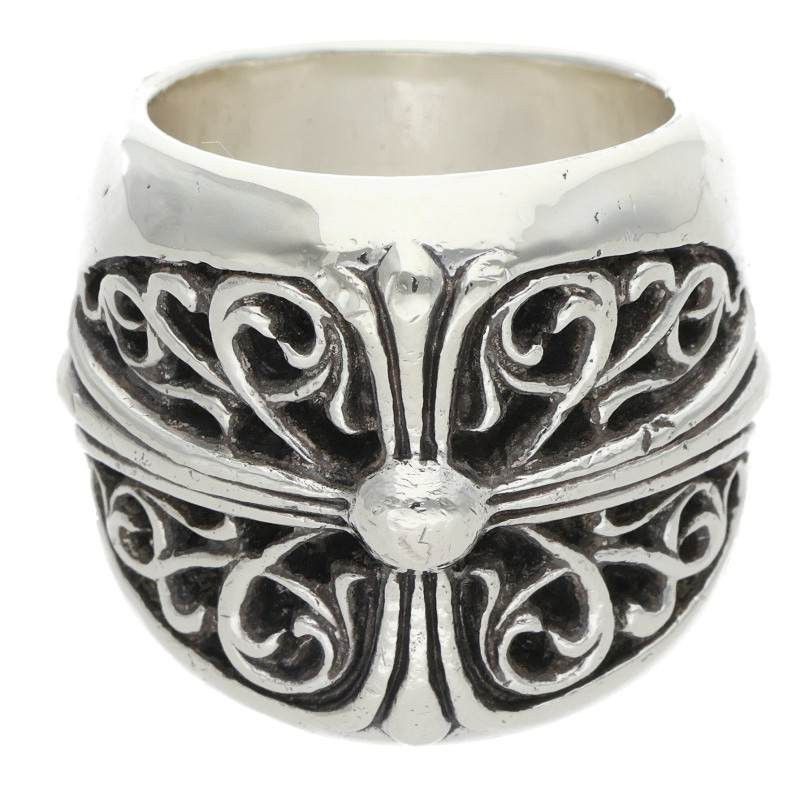 Chrome Hearts Chrome Hearts Pavé Diamond Classic Oval Cross Ring