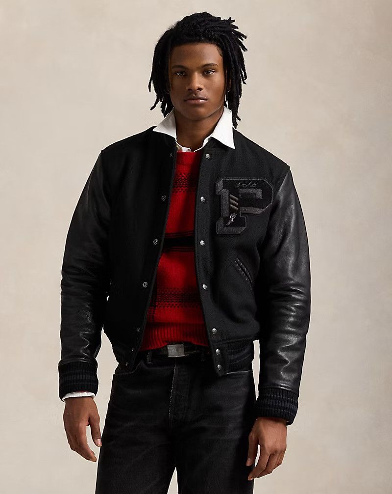 Polo Ralph Lauren Ralph Lauren Varsity Jacket Black XXL – New (without tags) Size US XXL / EU 58 / 5 - 4 Thumbnail