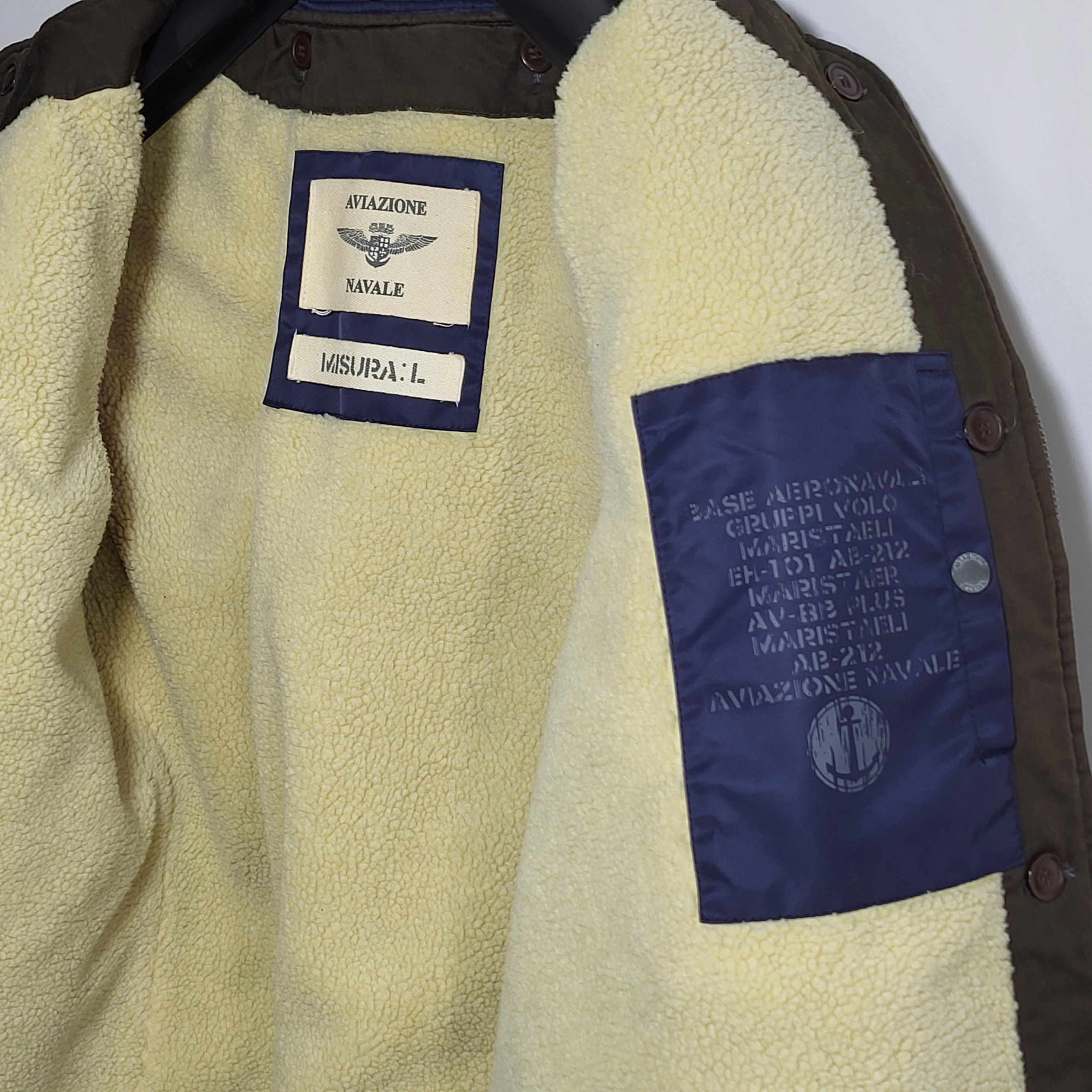 Other Navy Aviazione Navale bomber jacket.Italy.Marina militare. Size US L / EU 52-54 / 3 - 5 Thumbnail