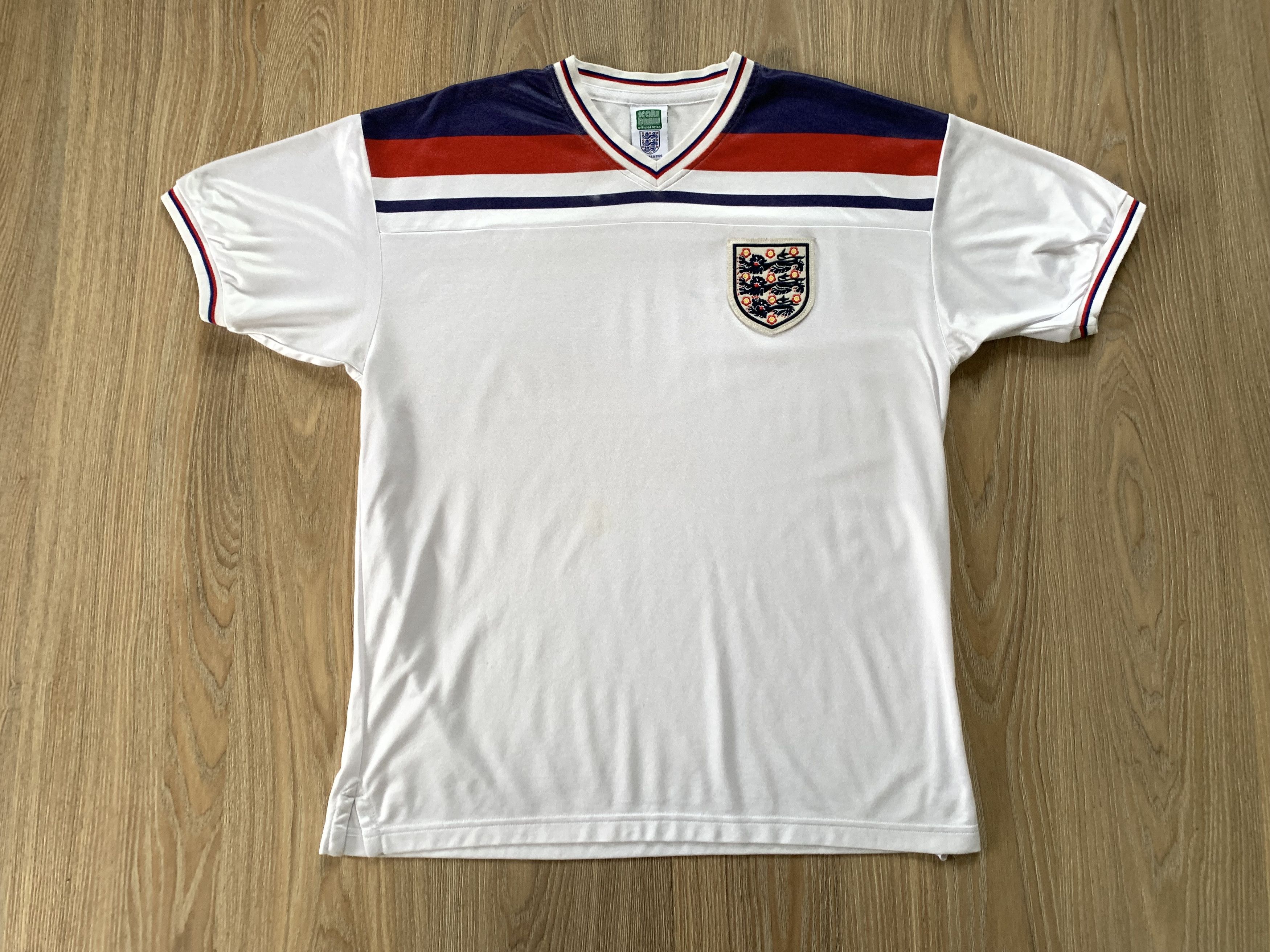 Vintage Score Draw England T-Shirt Jersey