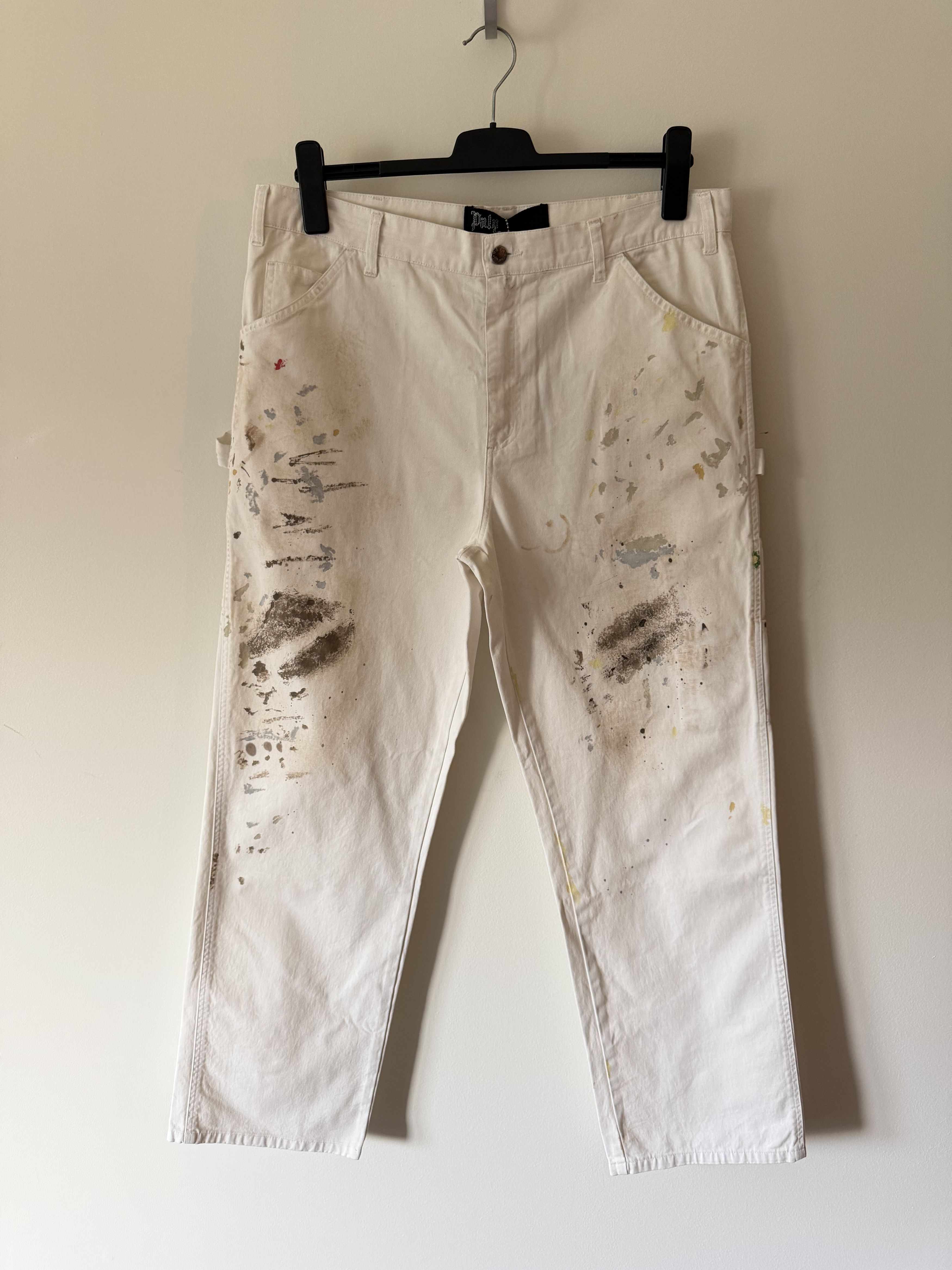 Paly Hollywood Spells Painter Pants in White