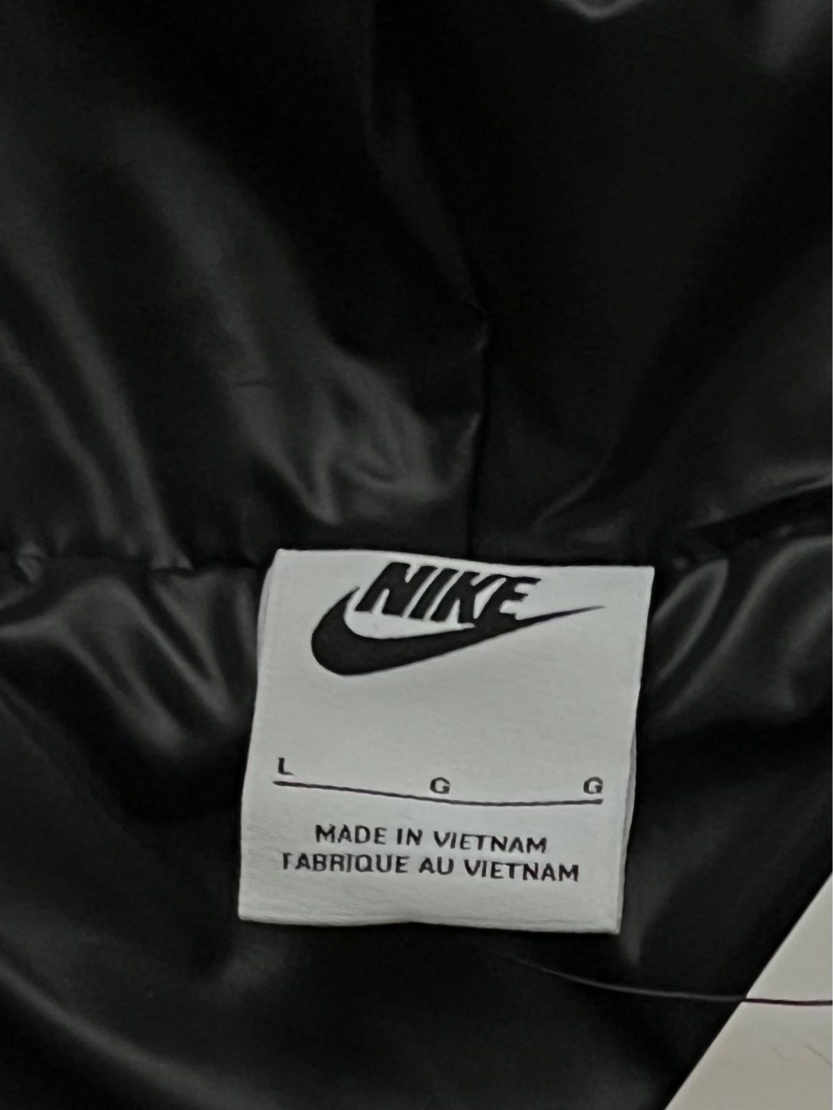 Nike Spring jacket puffer Nike big logo Size L / US 10 / IT 46 - 5 Thumbnail