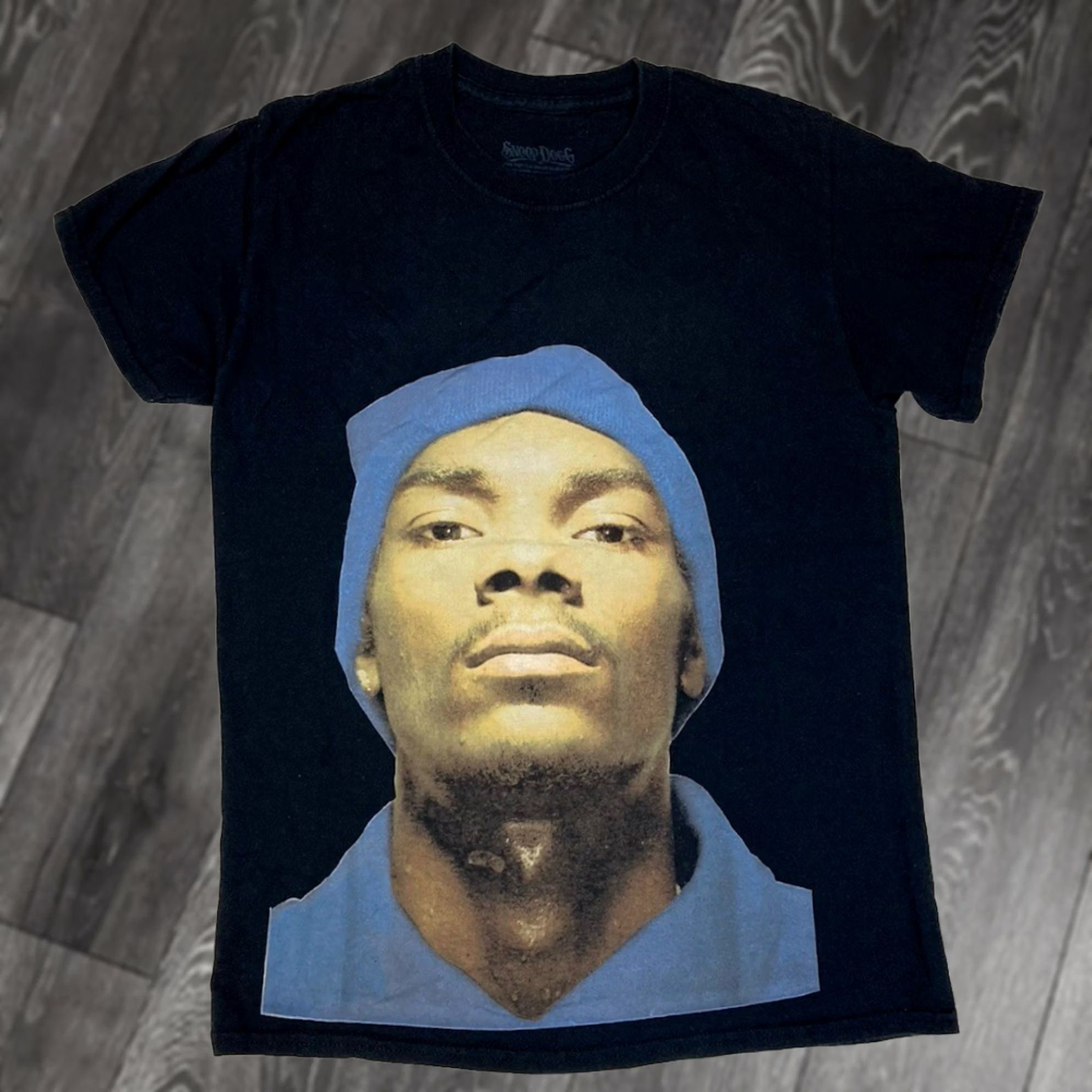 Vintage VINTAGE Snoop Dogg Big Face Graphic T-shirt Women Small Black Short Sleeve Music Size S / US 4 / IT 40 - 1 Thumbnail