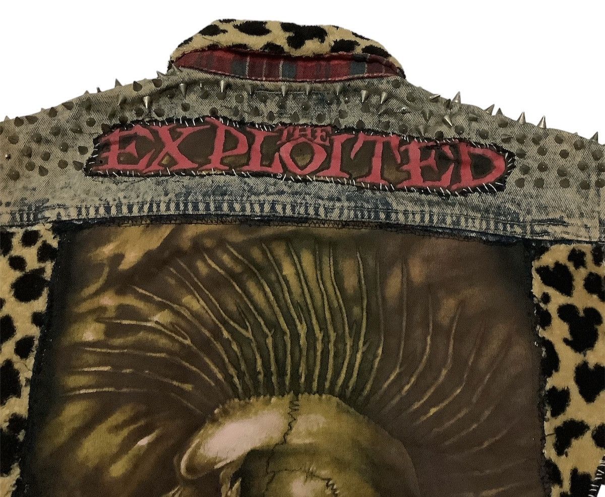 Designer × Vintage VINTAGE 90s THE EXPLOITED BATTLE JACKET CUSTOM Size US L / EU 52-54 / 3 - 6 Thumbnail