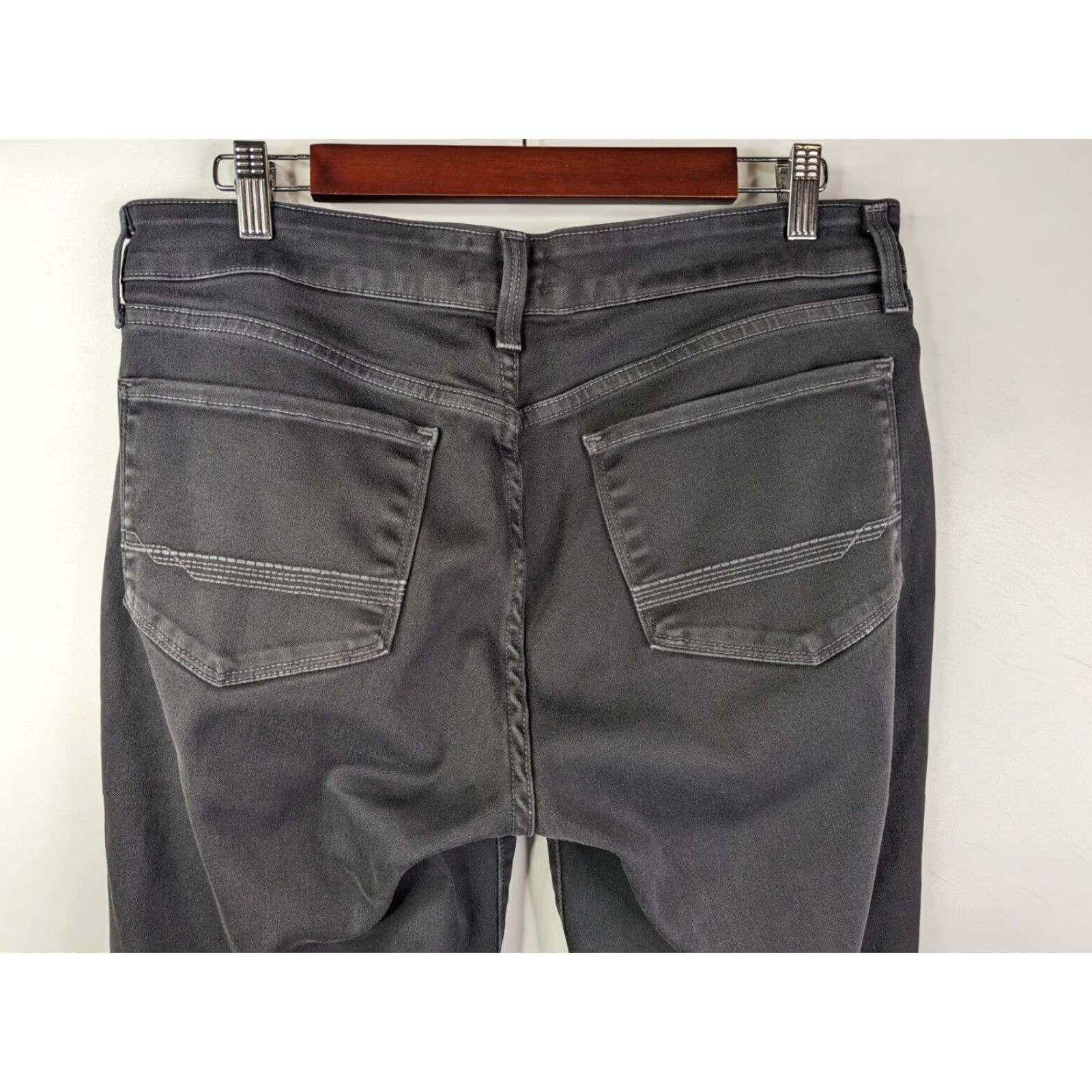 NYDJ VINTAGE NYDJ Not Your Daughters Jeans Legging Gray Denim Women's Jeans Size 10 Lift Tuck Size 32" / US 10 / IT 46 - 5 Thumbnail