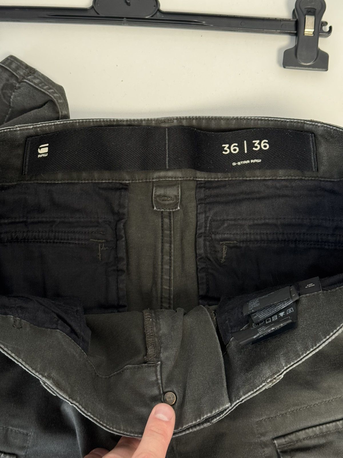 G-Star G-STAR RAW Khaki Green ROVIC SLIM Multipocket Cargo Pants Size US 36 / EU 52 - 18 Thumbnail