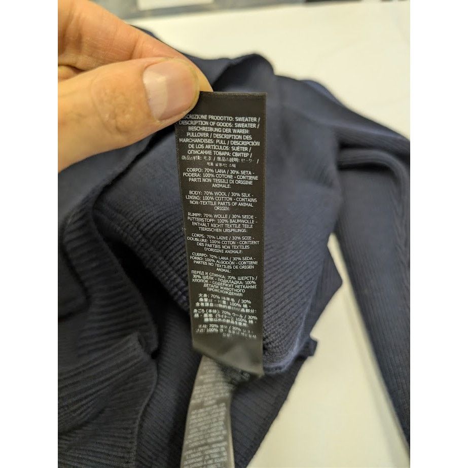 Tom Ford o1rshd1 Knitwear Button Sweater in Navy Size US L / EU 52-54 / 3 - 19 Thumbnail