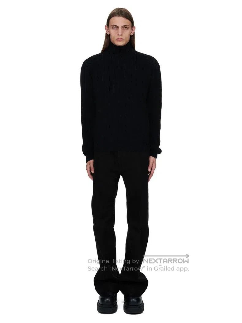 Rick Owens RICK OWENS Mainline Black Straight Leg Wide Trousers - Lon Size US 30 / EU 46 - 6 Thumbnail
