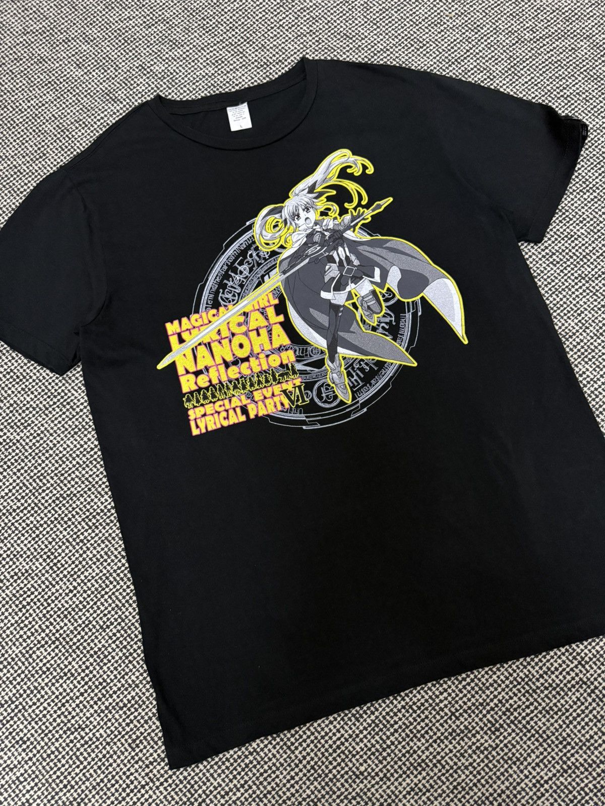 Anime × Japanese Brand × Vintage Magical Girl Lyrical Nanoha Reflection Fate Official T-shirt Size US L / EU 52-54 / 3 - 5 Thumbnail