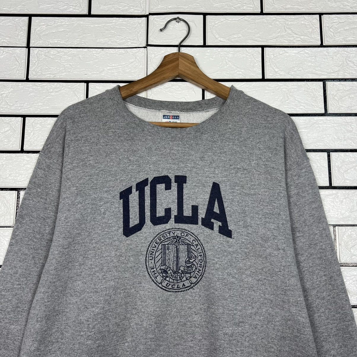 Jerzees Vintage UCLA UNIVERSITY Crewneck Sweatshirt #4177-C191 Size US M / EU 48-50 / 2 - 2 Thumbnail