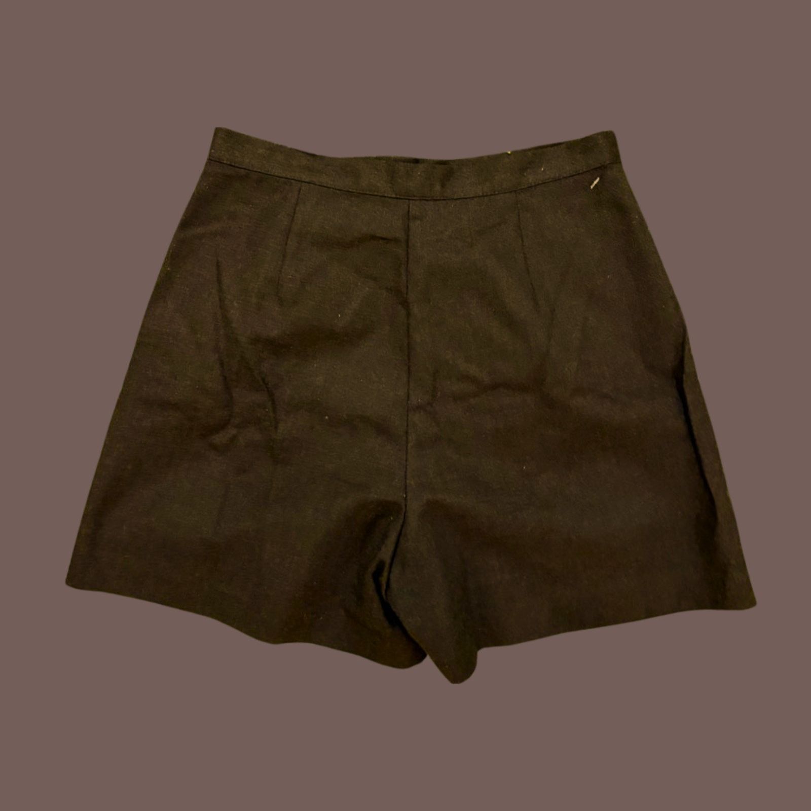 United Colors Of Benetton VTG Wool Skort | Benetton Brown Italy | 90s Academia Size 26" / US 2 / IT 38 - 1 Thumbnail