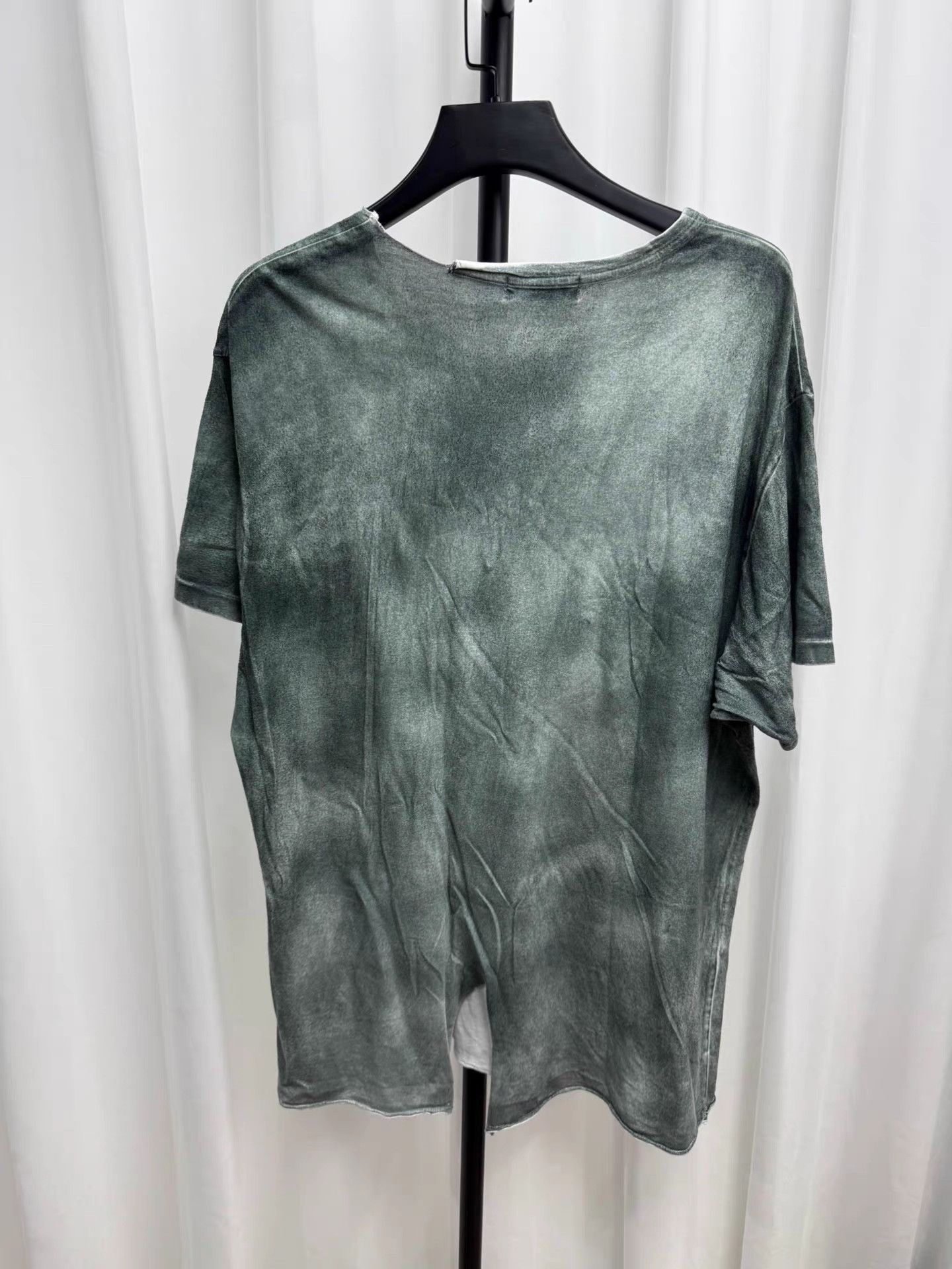 Yohji Yamamoto Yohji Yamamoto Pour Homme Tie-Dye Deconstructed Tee K20 Size US L / EU 52-54 / 3 - 5 Thumbnail