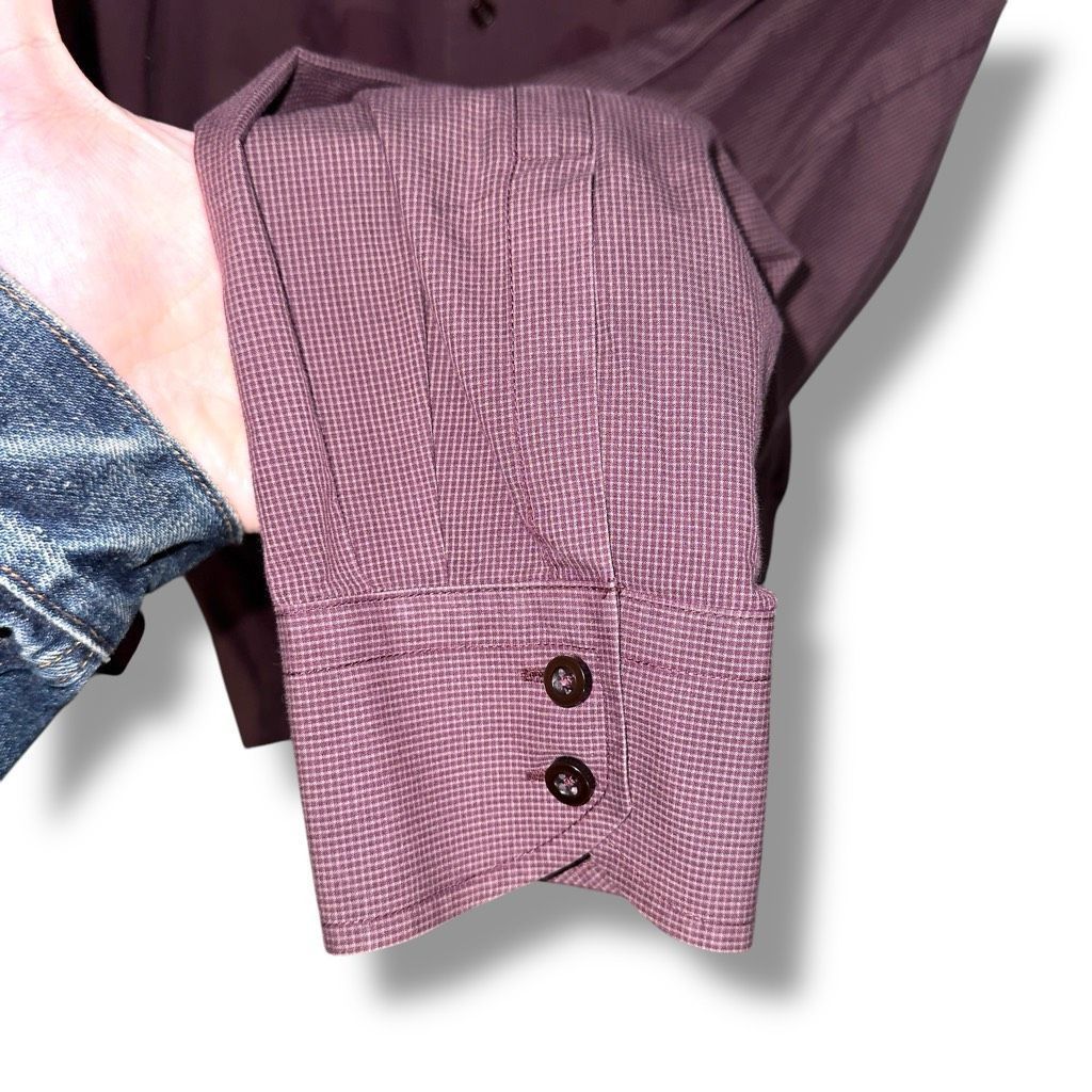 Tommy Bahama Burgundy Tommy Bahama Silk L/S Button Down Shirt Size L Size US L / EU 52-54 / 3 - 5 Thumbnail