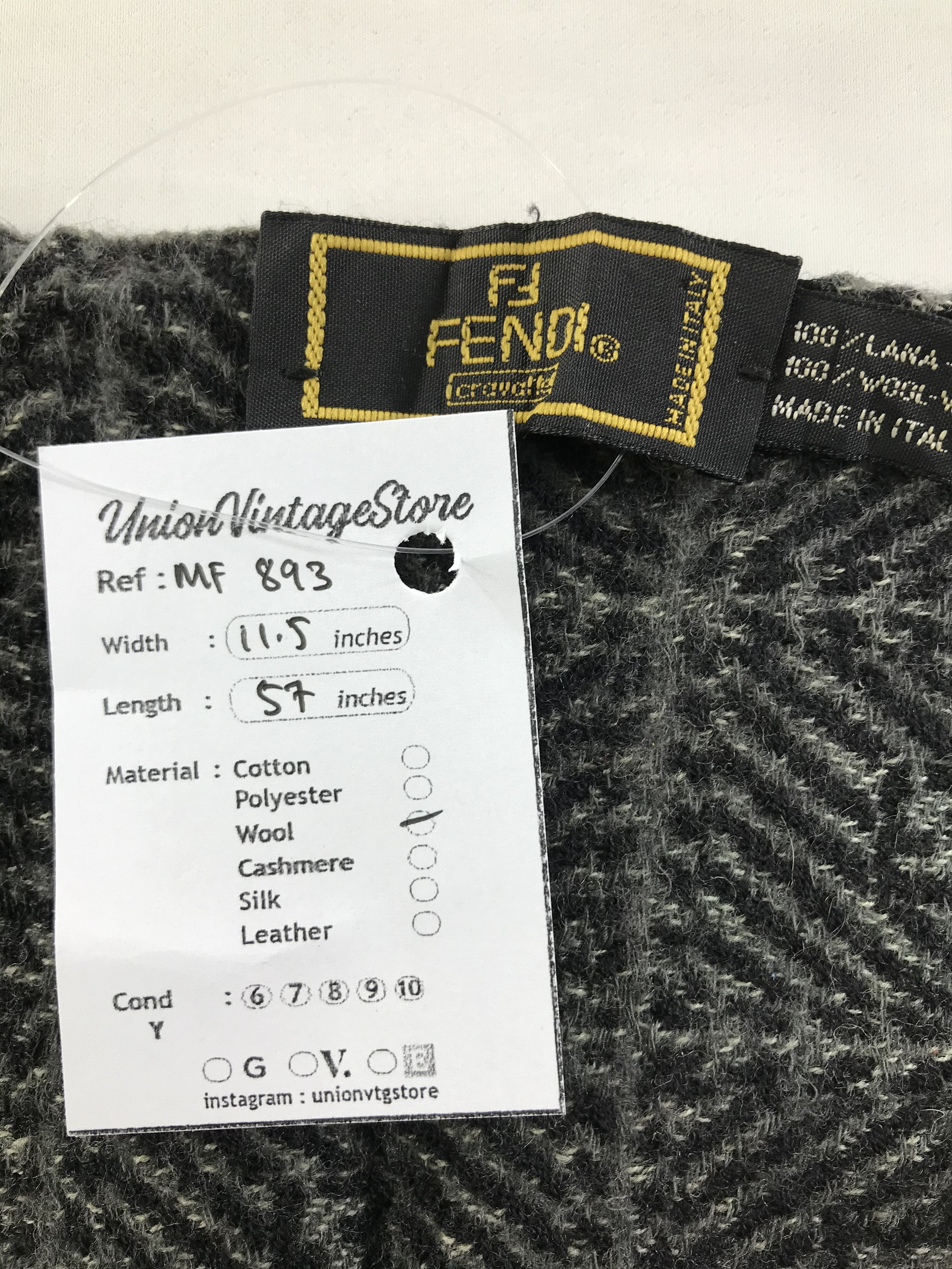 Fendi Vintage Fendi Scarf/Muffler/Neckwear MF893 Size ONE SIZE - 4 Thumbnail