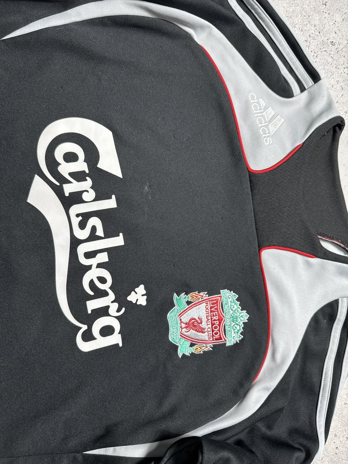 Adidas Adidas FC Liverpool Vintage Football Sweatshirt Black Size US S / EU 44-46 / 1 - 6 Thumbnail