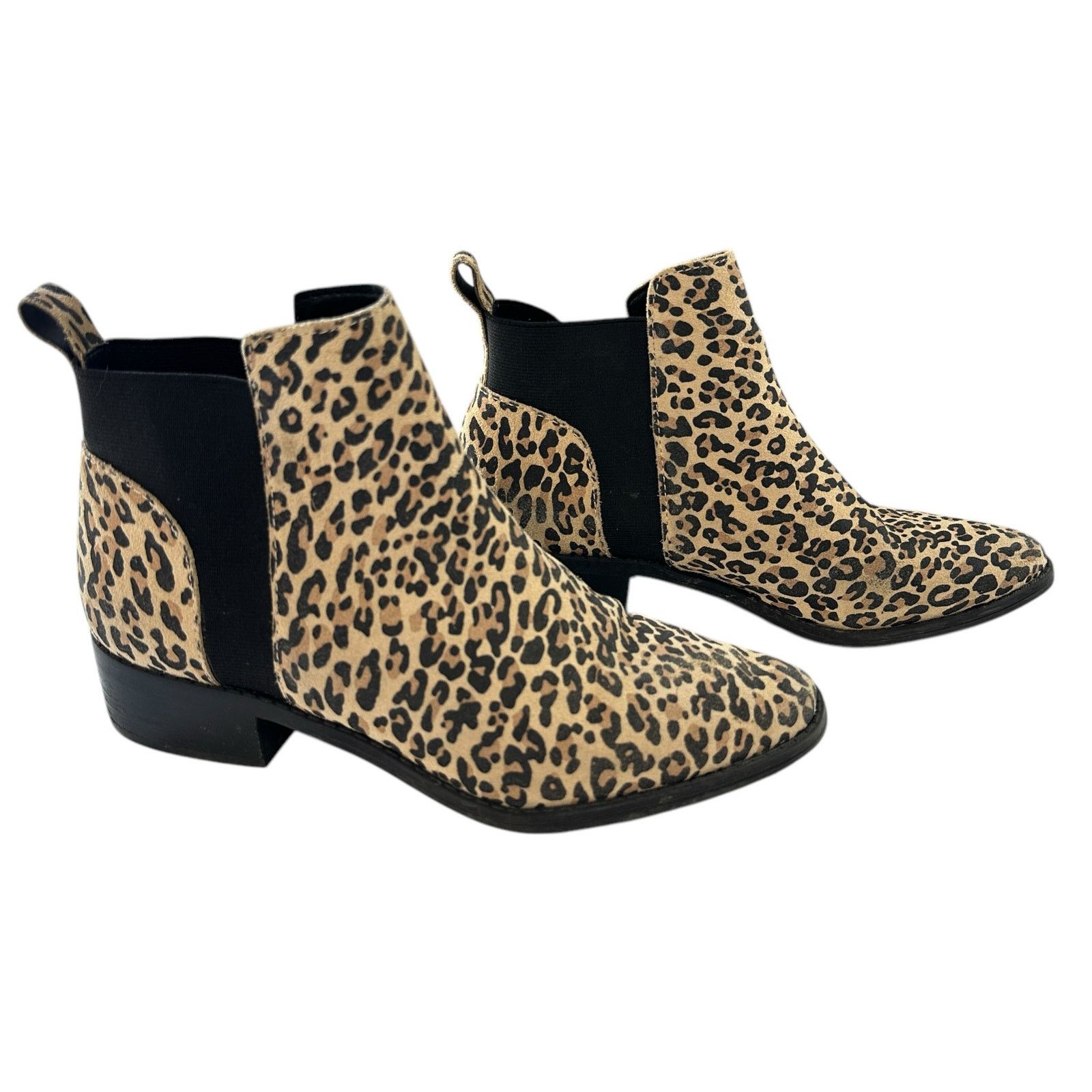 Dolce Vita Dolce Vita leather leopard print Tristan ankle booties 7.5 Size US 7.5 / IT 37.5 - 1 Thumbnail