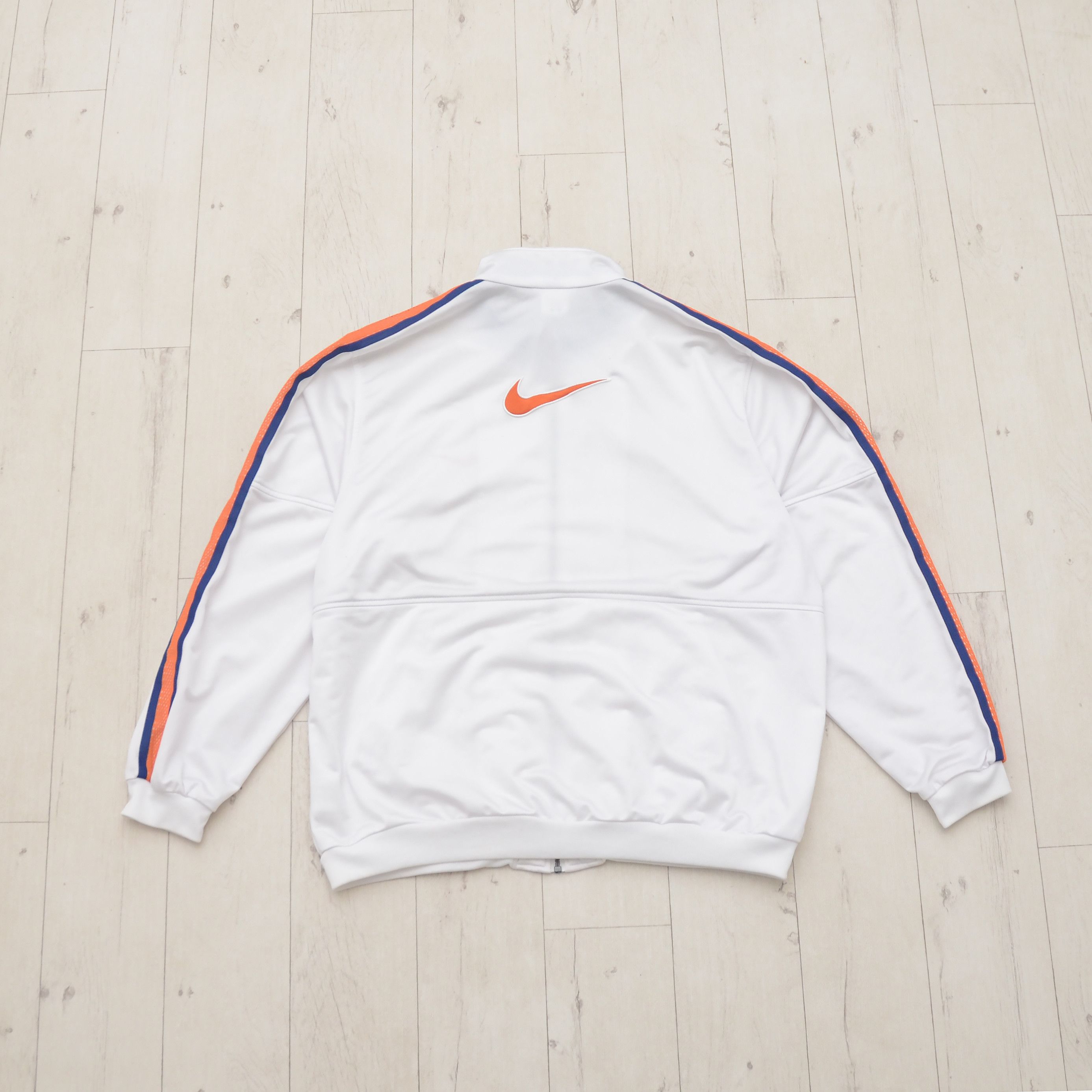 Nike Vintage Nike 90s Y2K Track Jacket XL White Big Logo Retro Size US XL / EU 56 / 4 - 2 Thumbnail