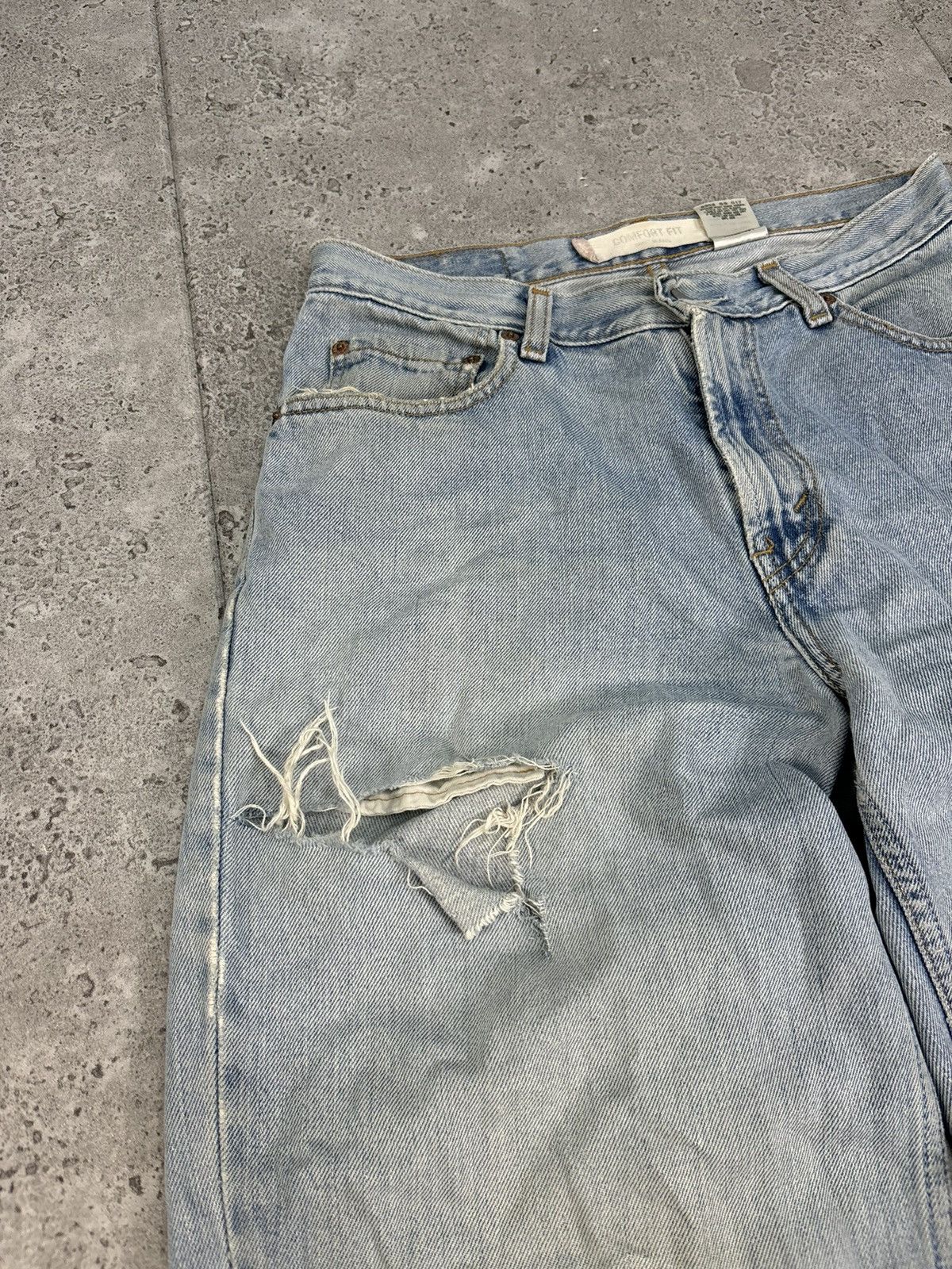 Japanese Brand × Levi's Dirty Distressed Faded Levis 560 Denim Pants Japan Vintage Size US 32 / EU 48 - 7 Thumbnail