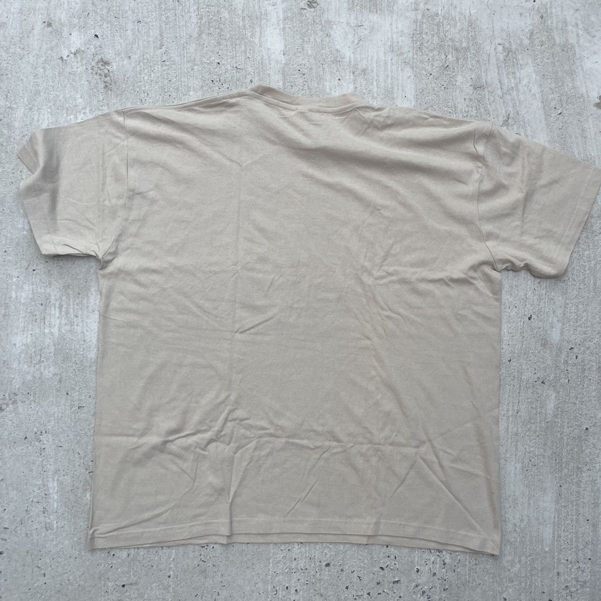 Vintage Vintage XB T SHIRT Sand Brown Blank T Shirt Size US XXL / EU 58 / 5 - 4 Thumbnail