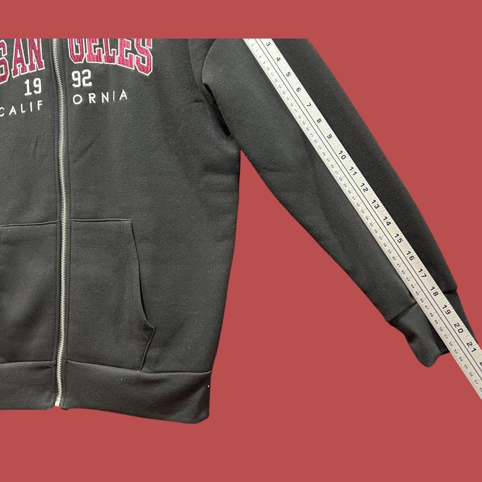 rue21 Rue 21 - Men's Long Sleeve Hooded Sweatshirt - Black - Mediu Size US M / EU 48-50 / 2 - 7 Thumbnail