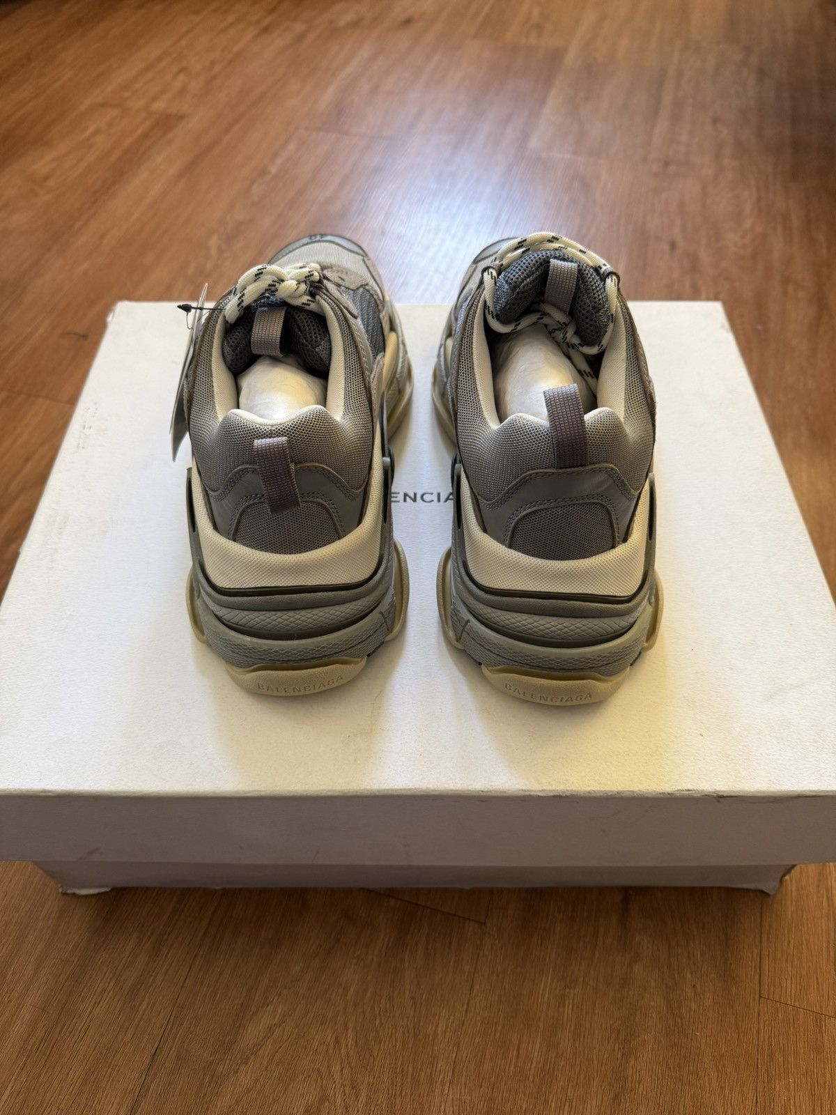 Balenciaga Balenciaga Triple S Grey Size US 7 / EU 40 - 3 Thumbnail
