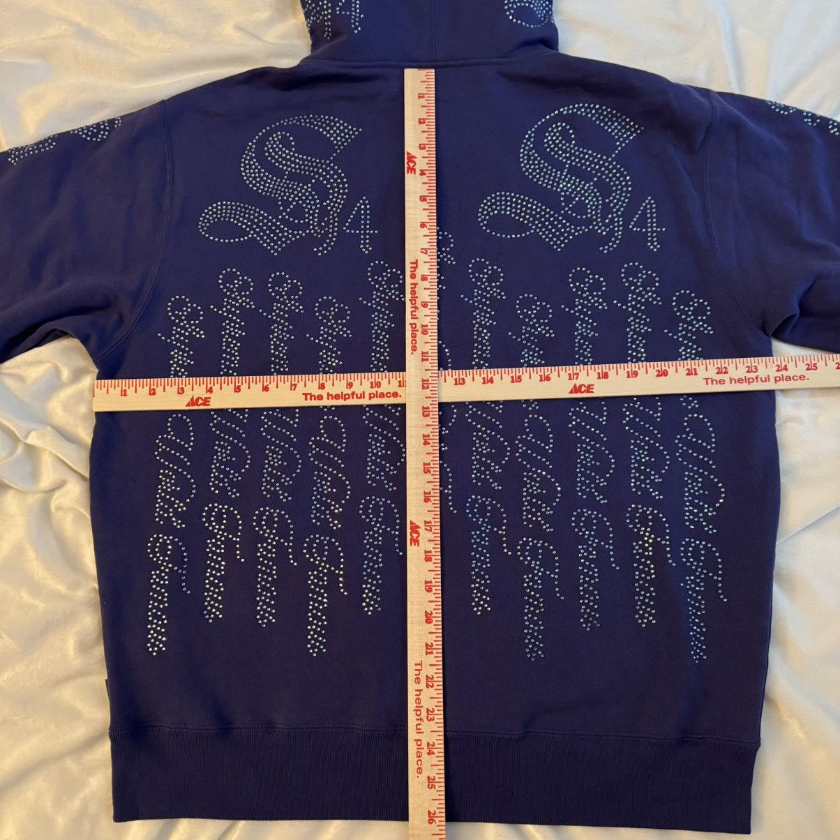 Supreme Supreme Rhinestone Zip Up Hoodie Sweatshirt Size US M / EU 48-50 / 2 - 13 Thumbnail