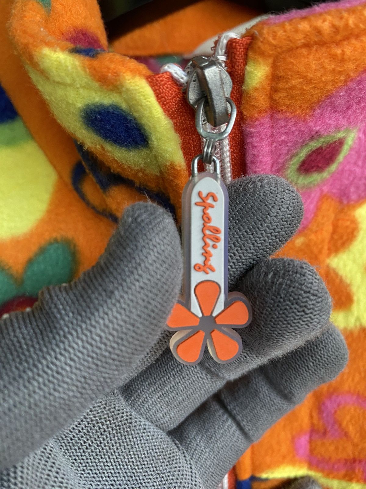 Vintage Vintage Strolling Flower Power Fleece Pullover Retro Size US S / EU 44-46 / 1 - 10 Thumbnail