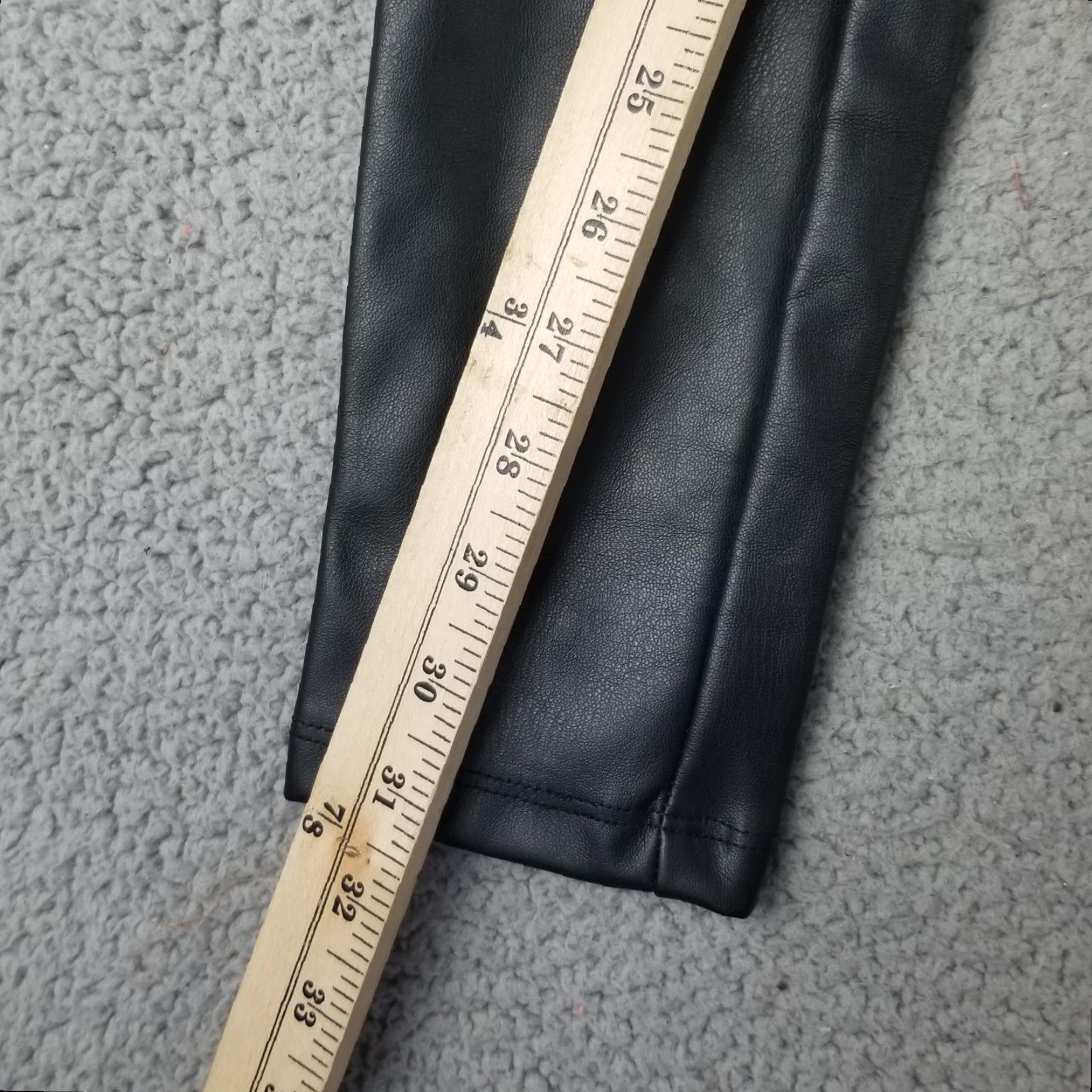 Vintage Nookie Viktoria Pants Black Matte Vinyl HIGH RISE Patent Leather Punk WOMEN Large L" Size 36" / US 14 / IT 50 - 5 Thumbnail