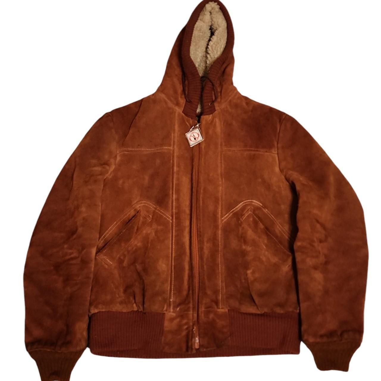 Other Damico Sherpa Lined Brown Leather Jacket Size XS / US 0-2 / IT 36-38 - 3 Thumbnail