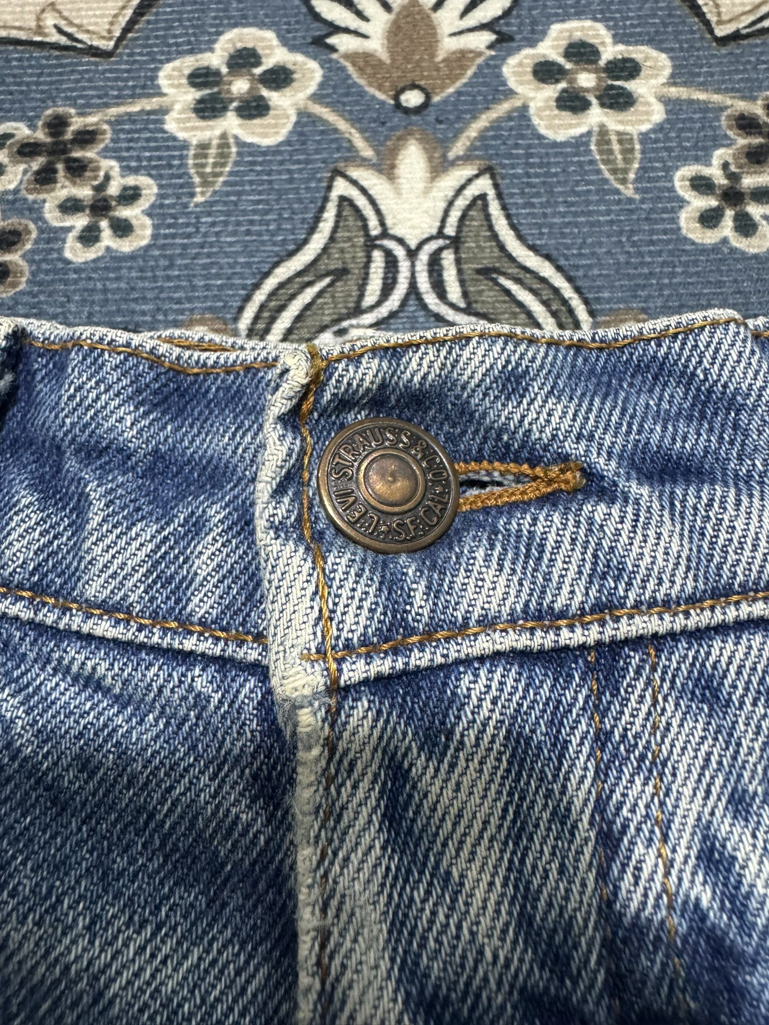 Beauty Beast × Levi's Vintage Levis Custom Distressed Style Jeans Size US 34 / EU 50 - 5 Thumbnail