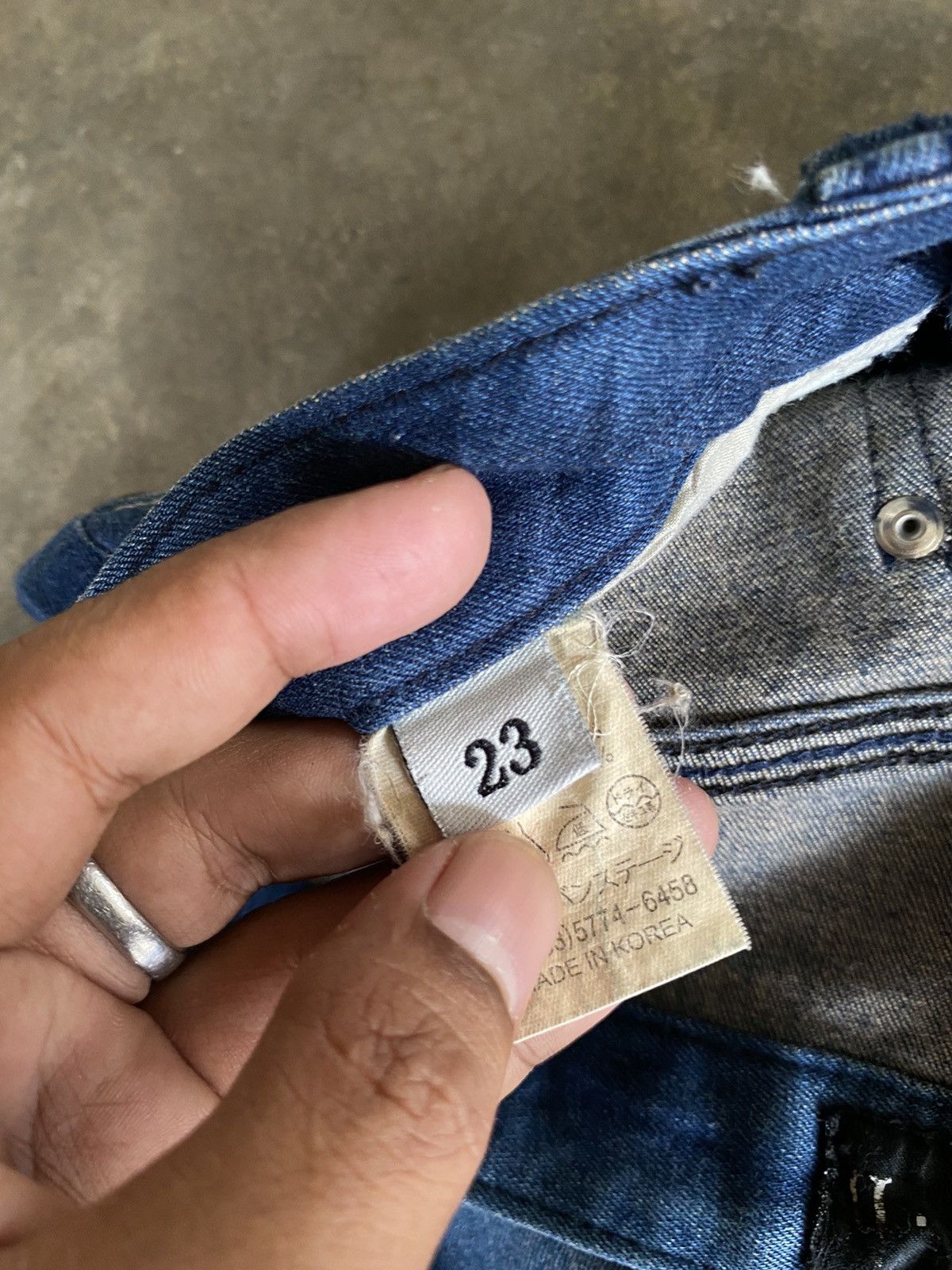 Japanese Brand BRUSH IFSIXWASNINE DENIM PANTS Size 27" / US 4 / IT 40 - 11 Thumbnail