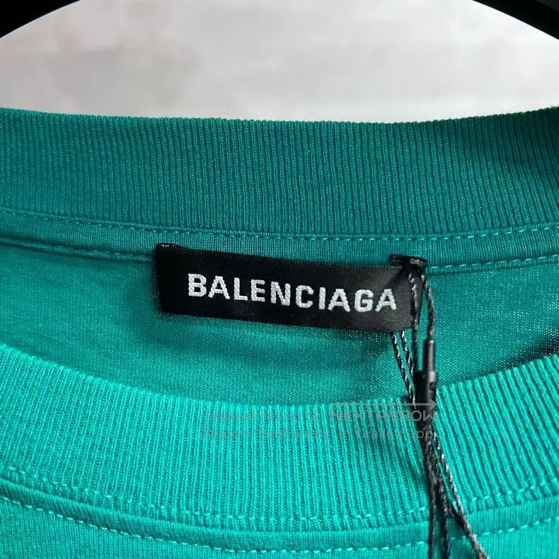 Balenciaga Balenciaga Green Short-sleeve T-shirt Size US S / EU 44-46 / 1 - 2 Thumbnail