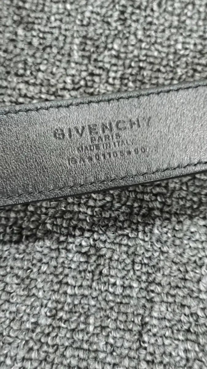Givenchy Givenchy Silver Buckle Black Belt. Size ONE SIZE - 4 Thumbnail