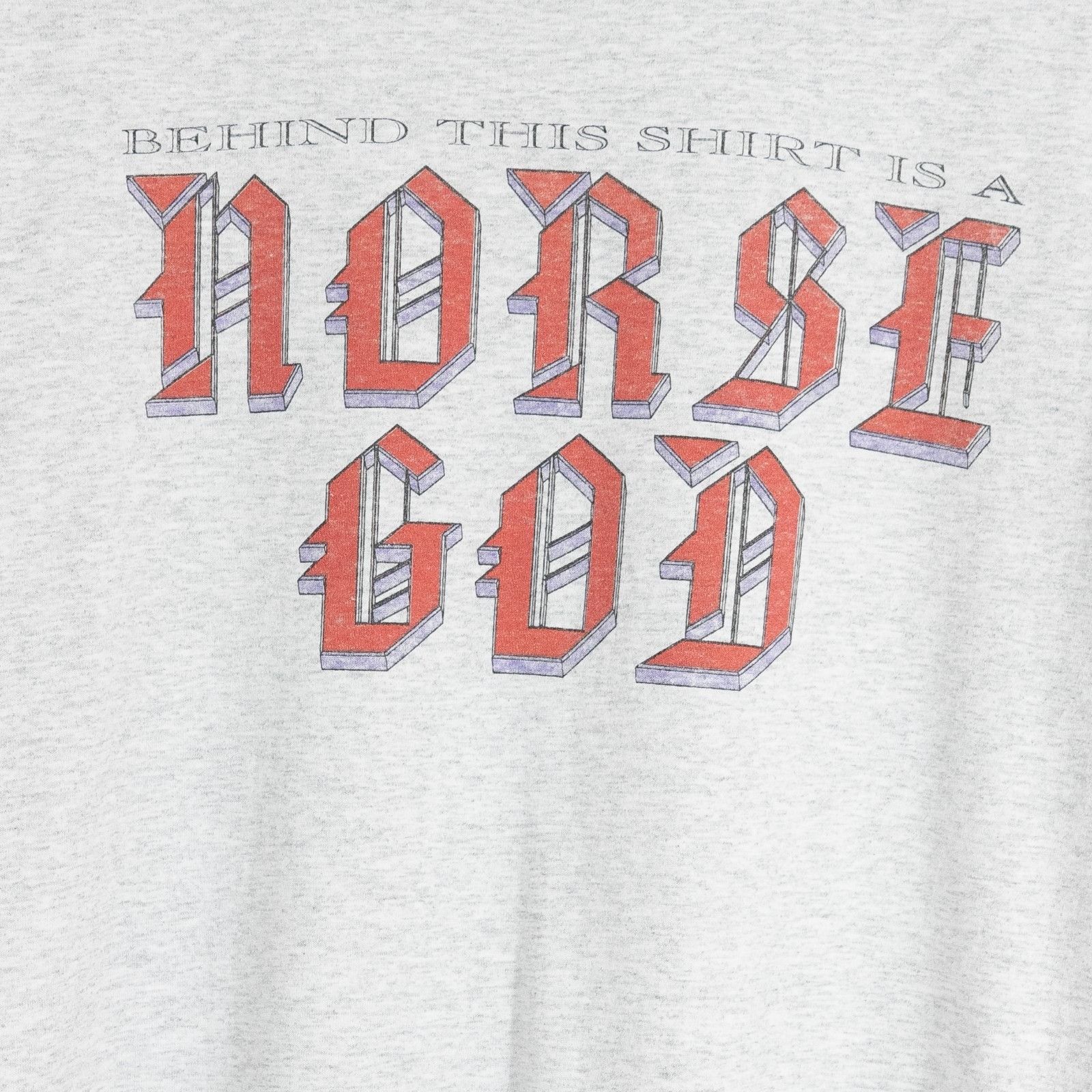 Vintage Vintage 90s Norse God Odin T Shirt Mens XL Nordic Mythology Size US XL / EU 56 / 4 - 3 Thumbnail