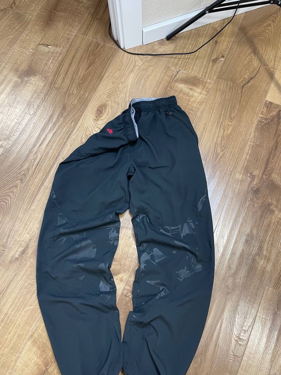 Nike × Vintage Vintage Nike Y2K Style 90’s Black Nylon Drill Pants Joggers Size US 32 / EU 48 - 4 Thumbnail