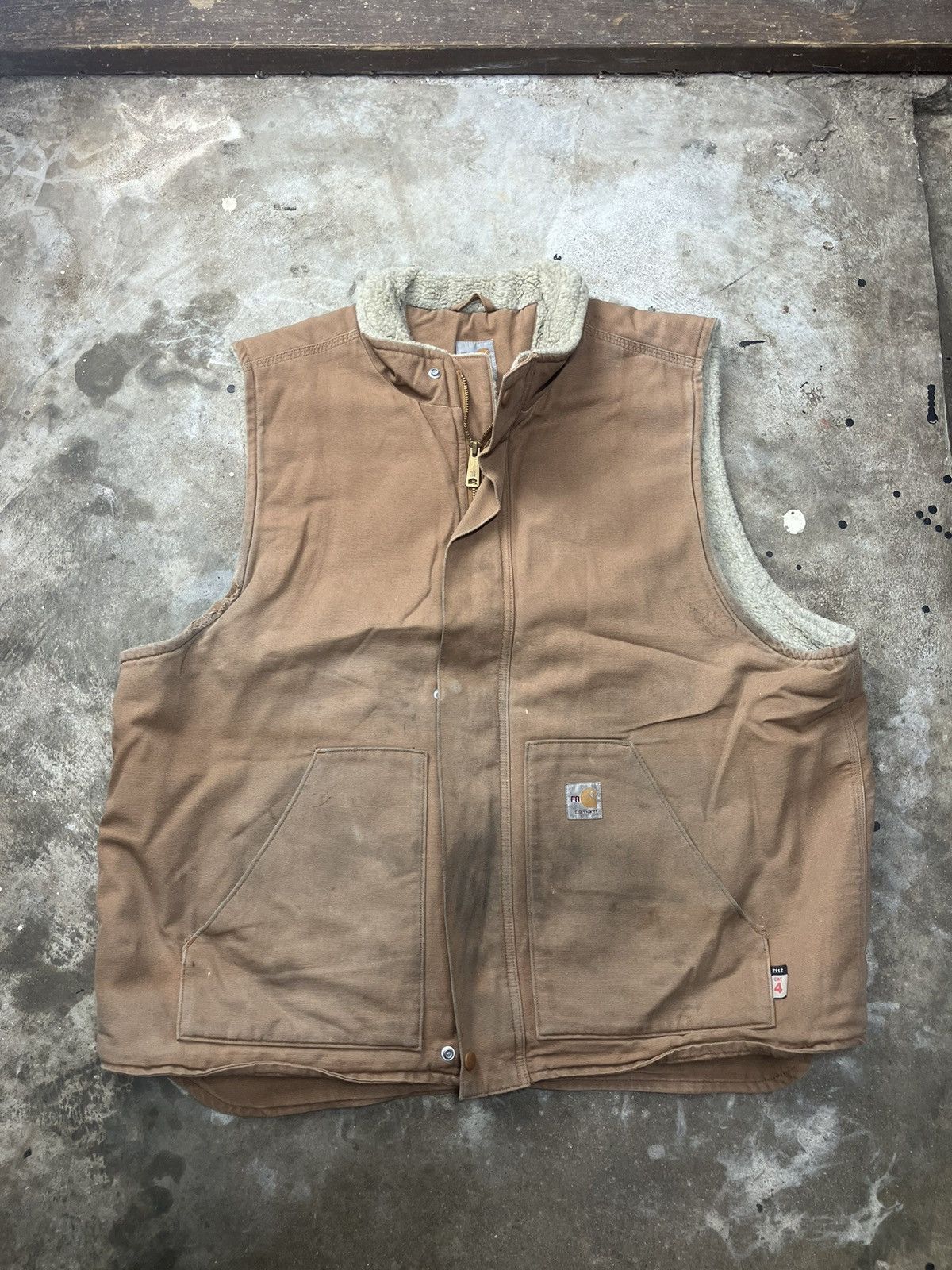 Carhartt × Vintage Dirty Carhartt Vest Size US XXL / EU 58 / 5 - 5 Thumbnail