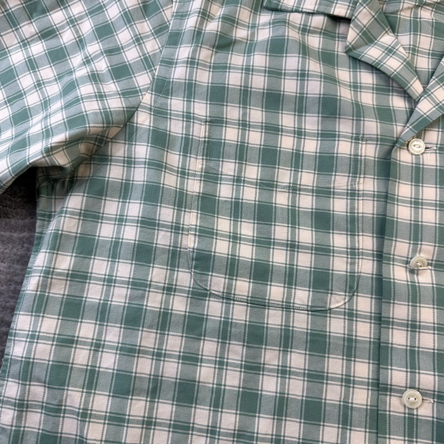 Polo Ralph Lauren Polo Ralph Lauren Shirt Mens Medium Green Plaid Button-Up Open Camp Pony Workshirt Size US M / EU 48-50 / 2 - 5 Thumbnail