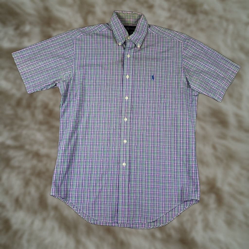 Ralph Lauren Ralph Lauren Shirt Mens Small Blue Plaid Pony Classic Fit Button Up Short Sleeve Size US S / EU 44-46 / 1 - 1 Thumbnail