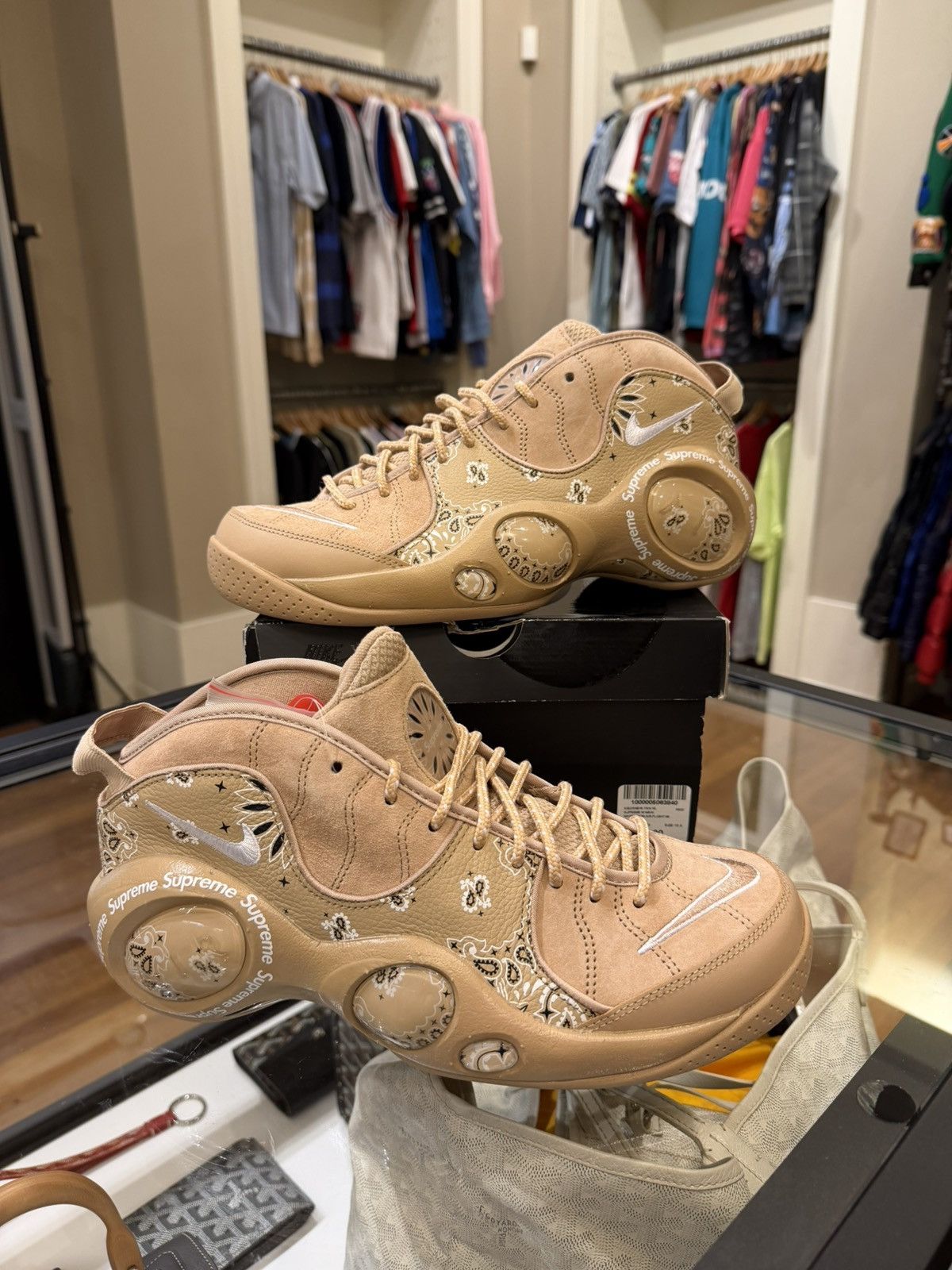 Nike × Supreme Nike Air Zoom Flight 95 SP ‘Supreme Wheat’ Size US 10.5 / EU 43-44 - 1 Thumbnail
