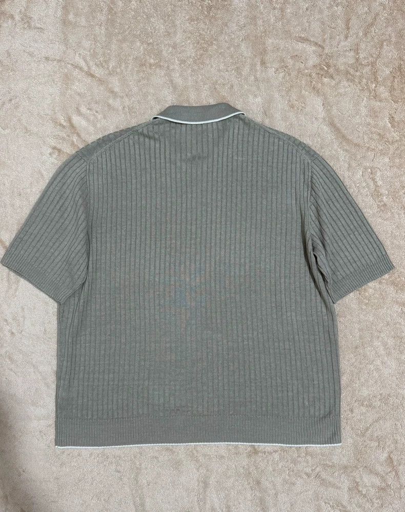 Loro Piana LORO PIANA Flax short-sleeved polo shirt Size US XL / EU 56 / 4 - 7 Thumbnail