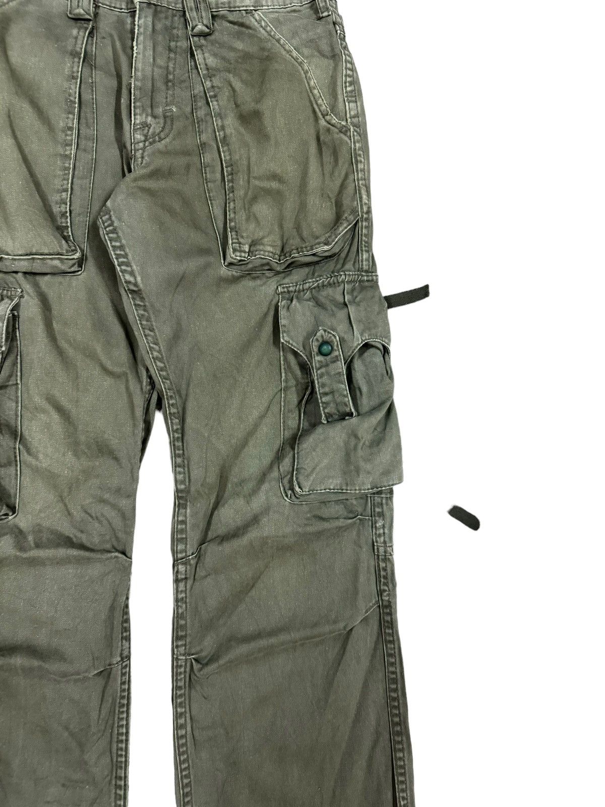 Japanese Brand × Orslow × Vintage Vtg🔥Japanese Brand Bondage Parachute Cargo Pants Size US 30 / EU 46 - 7 Thumbnail