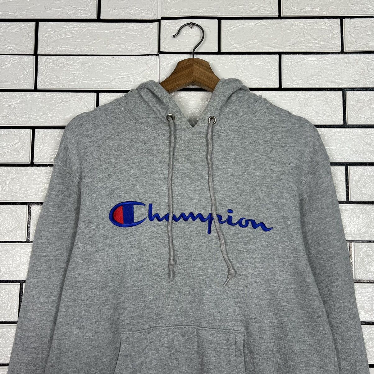 Champion CHAMPION Embroidered Big Logo Pullover Hoodies #4184-C191 Size US L / EU 52-54 / 3 - 9 Thumbnail
