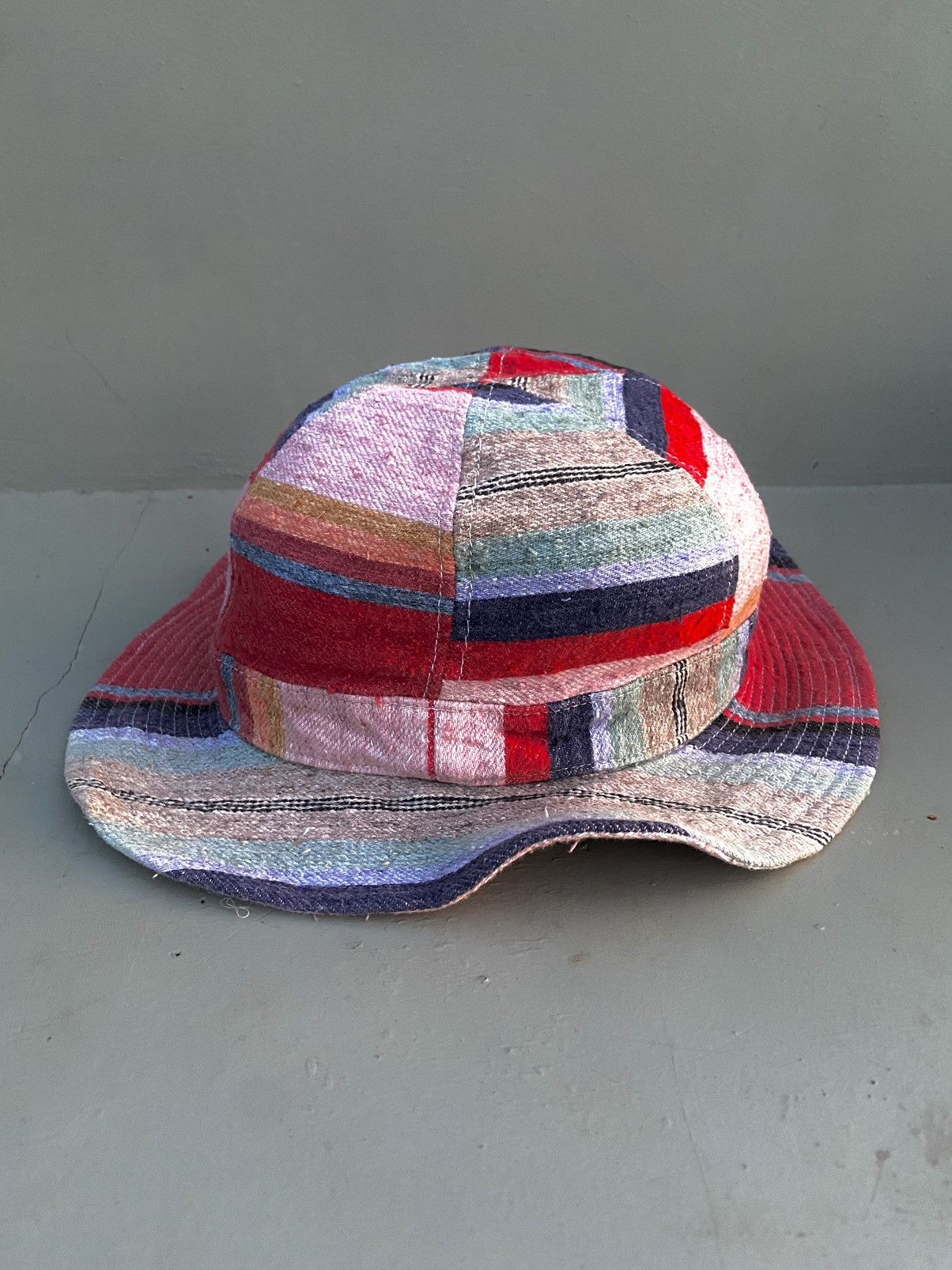 Japanese Brand 2000s denim dungaree inspiration Kapital japan bucket hat Size ONE SIZE - 2 Thumbnail