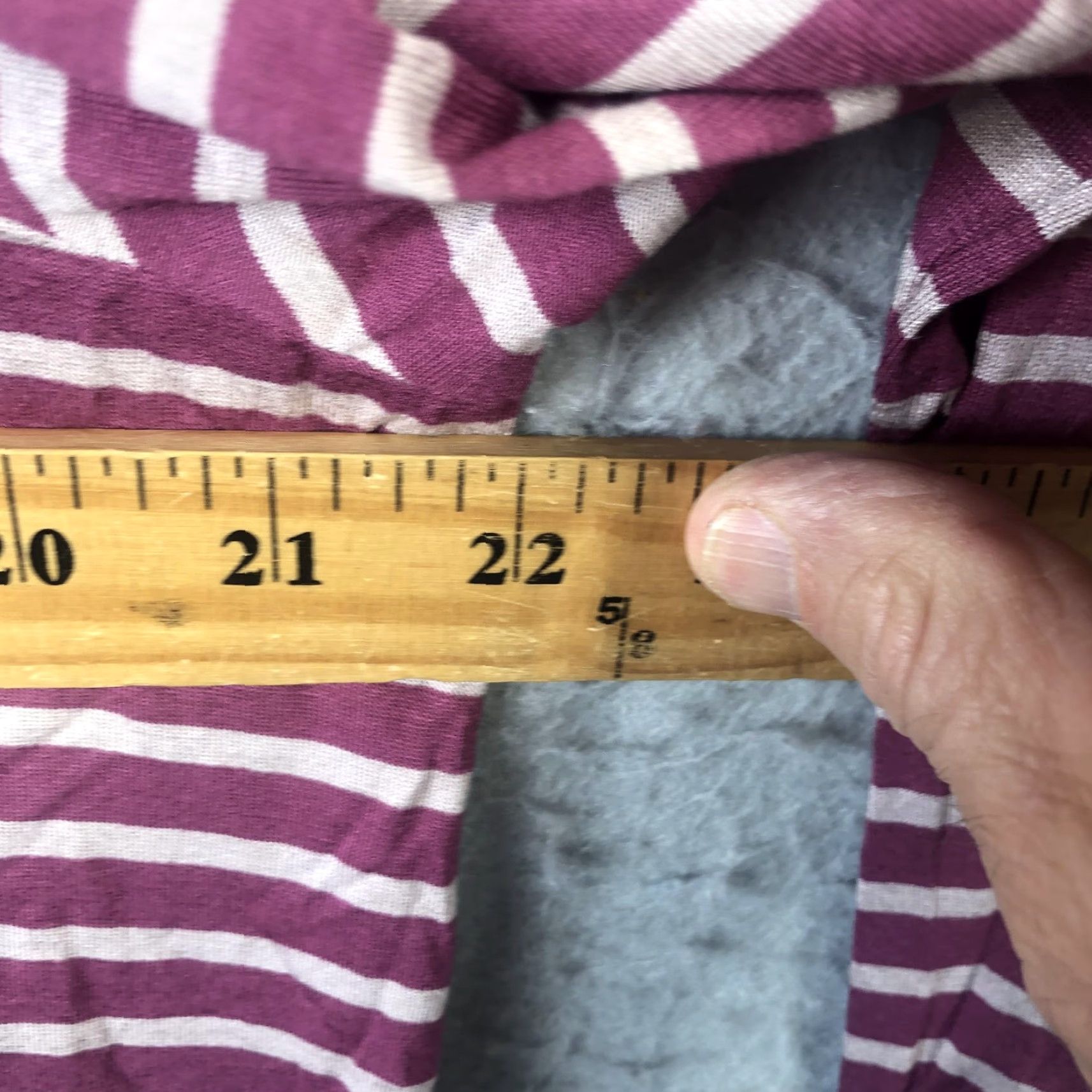 Vintage Logo Lori Goldstein Shirt Womens XL Purple Striped Tunic Athleisure Comfy Size XL / US 12-14 / IT 48-50 - 3 Thumbnail