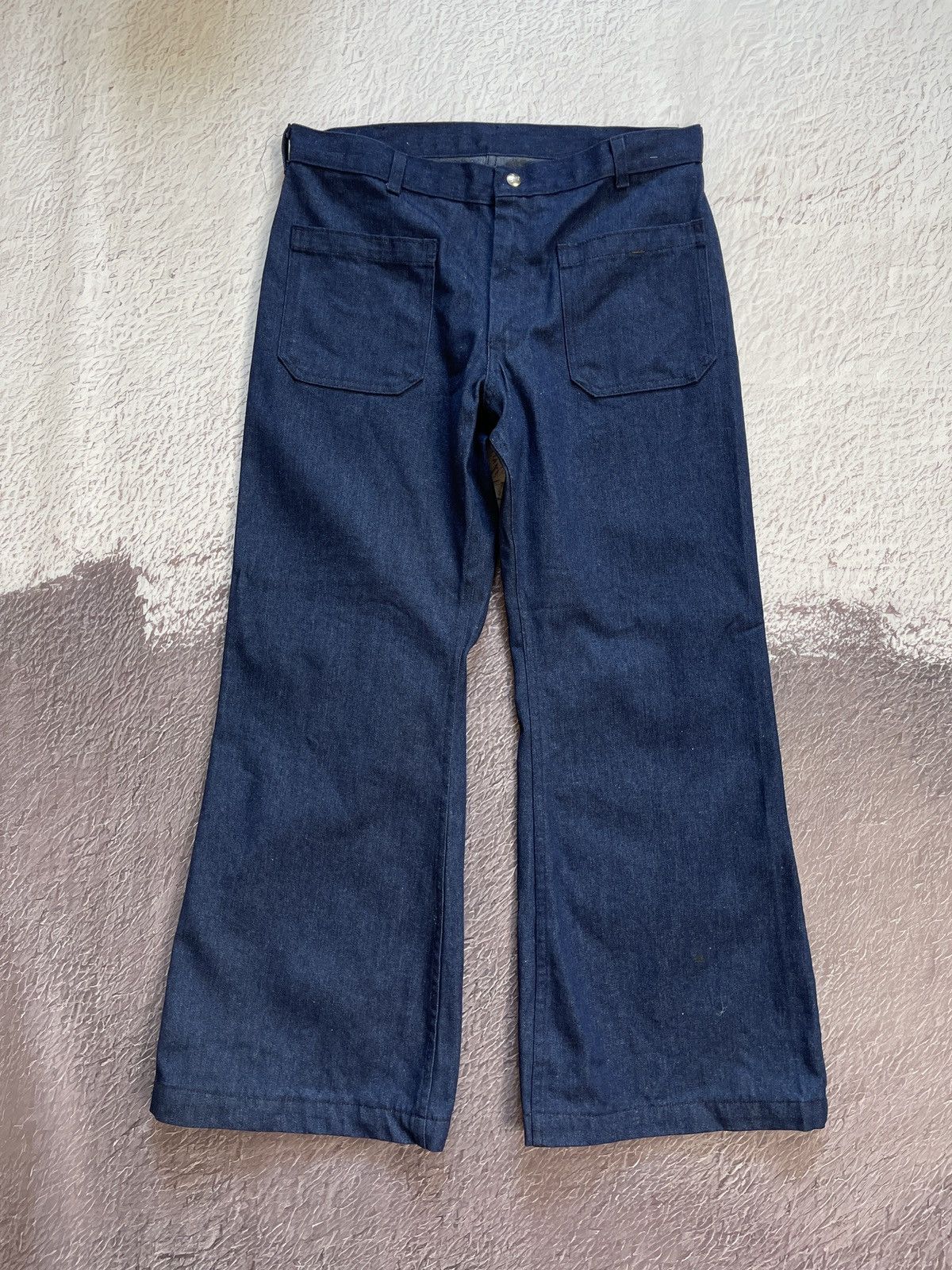 Vintage Seafarer vintage 90s military bottom flare bootcut denim Size US 34 / EU 50 - 3 Thumbnail