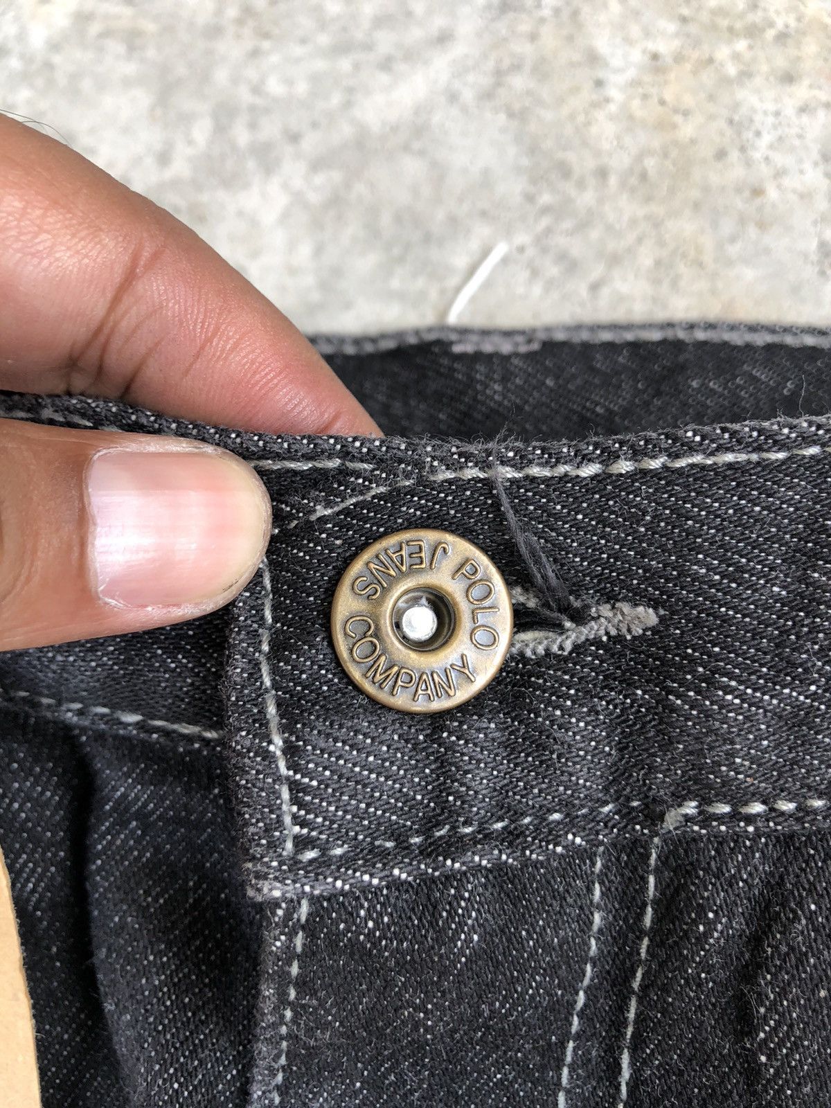 Ralph Lauren Vintage Ralph Lauren Distressed Jeans Size US 33 - 16 Thumbnail